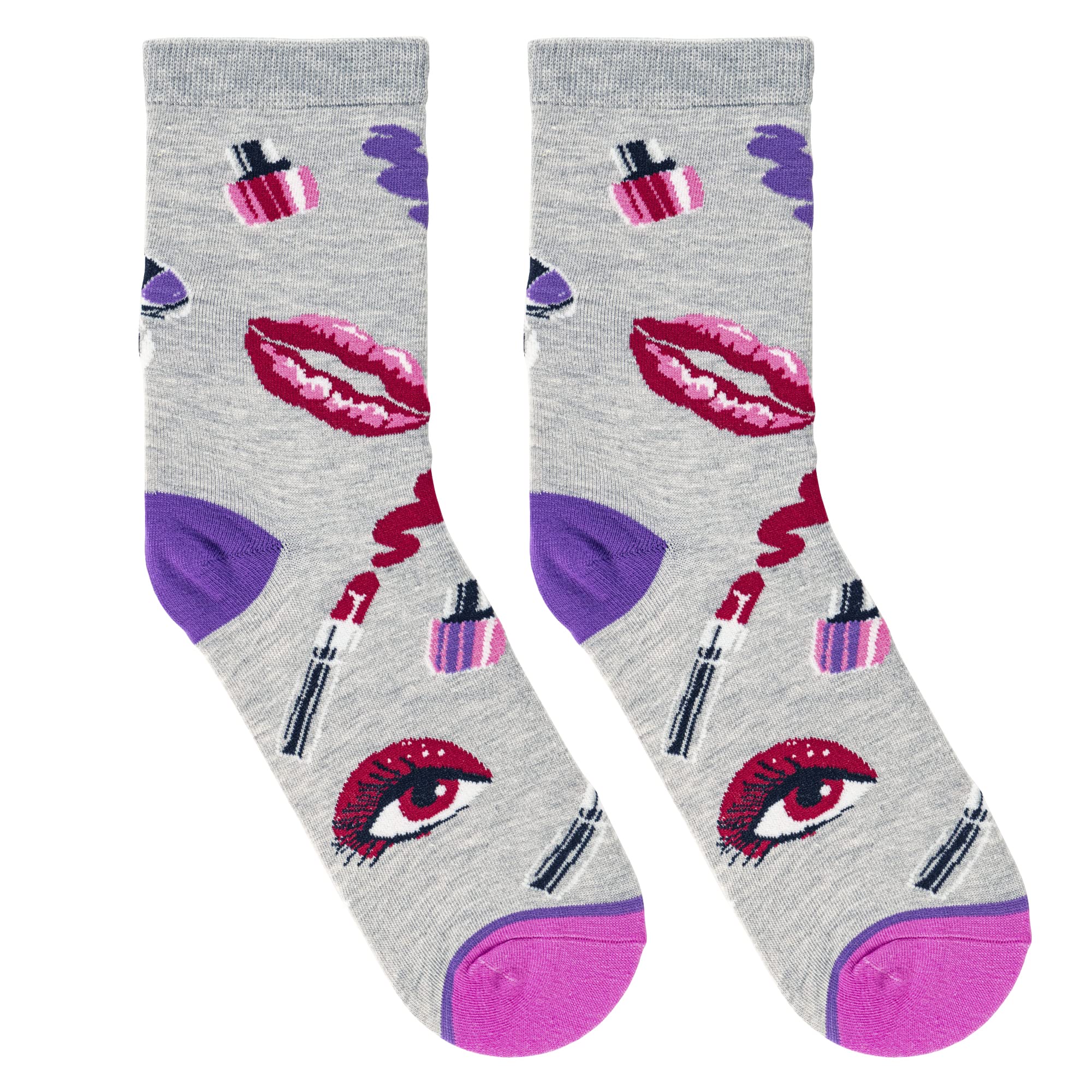 Crazy Socks for Women - Unique Graphic Crew Socks with Cute, Funny & Cool Designs - Perfect for Gifts, Costumes & Everyday Fashion