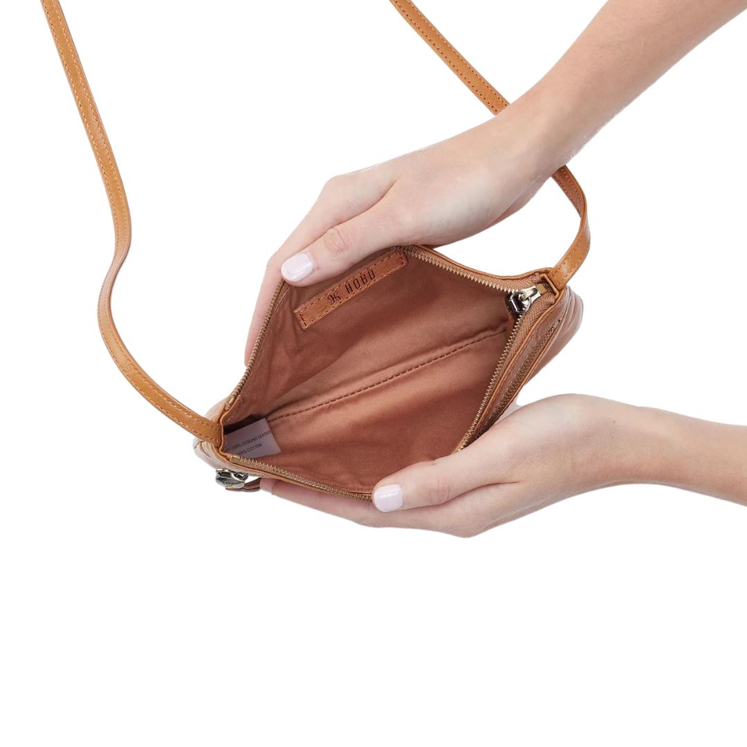 HOBO CARA Crossbody Bag for Women - Stylish & Lightweight Leather Shoulder Purse - Perfect for Work, Travel & Everyday Use