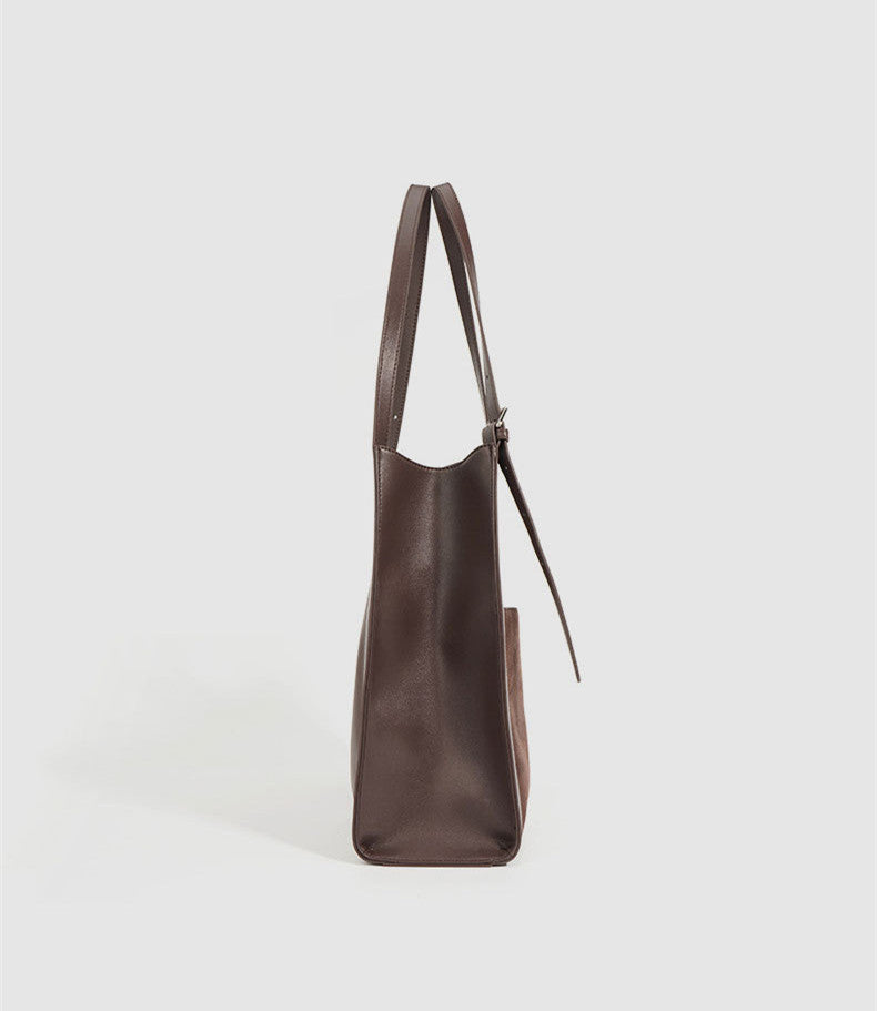 Luxury Designer Leather Tote Bag for Women - Genuine Leather Handbag with Spacious Interior & Multiple Pockets - Perfect for Work, Travel & Everyday Use