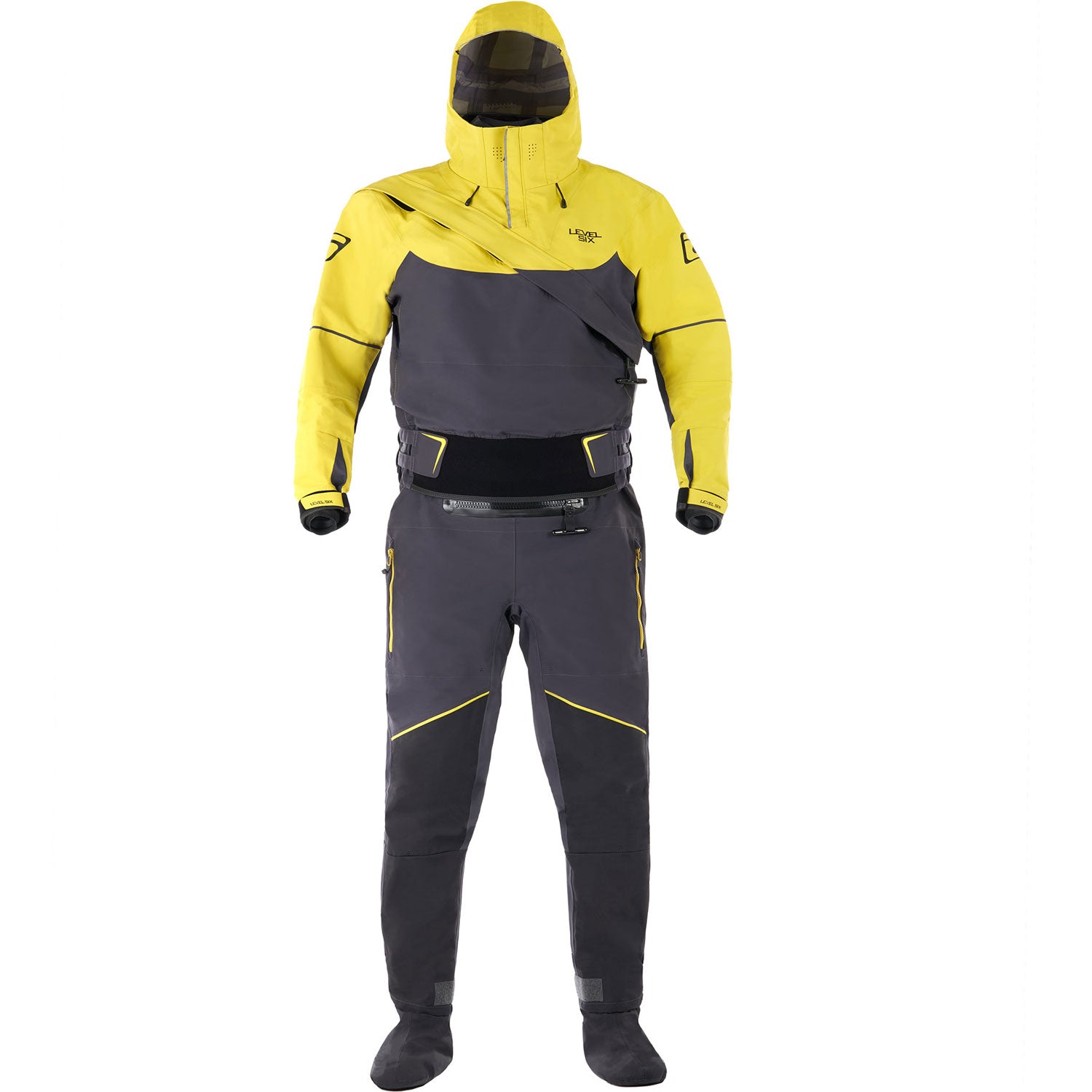 Level Six Fjord Dry Suit for Kayaking & Water Sports - Waterproof & Breathable Fishing Gear for Cold Weather Adventures