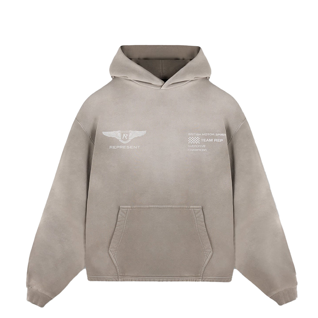 TEAM REP HOODIE Dark Taupe - Cozy Pullover Sweatshirt for Men & Women | Casual Streetwear, Gym, Lounge & Outdoor Activities