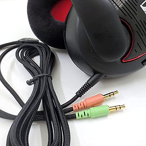 Alitutumao Replacement Aux Cable for Sennheiser Gaming Headsets - Compatible with Game ONE, Game Zero, PC 373D, GSP 350, GSP 500, GSP 600 - Works with Xbox One, PS4, PC & Smartphones - Perfect for Gaming, Music & Online Meetings