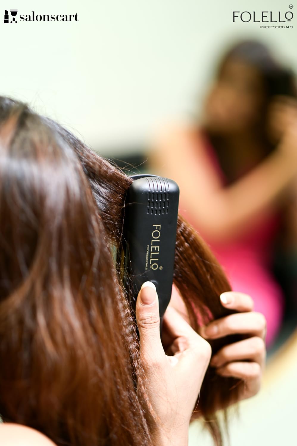 FOLELLO Kink Hair Crimping Machine - Professional Hair Styling Tool for Women, Salon & Home Use, Creates Perfect Curly & Wavy Hairstyles - Ideal for Parties, Weddings & Daily Styling
