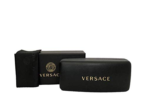 Versace VE2248 Hexagonal Sunglasses for Women - Luxury Designer Sunglasses with UV Protection + Free iWear Care Kit Bundle | Perfect for Summer, Beach, Travel & Fashion Accessories