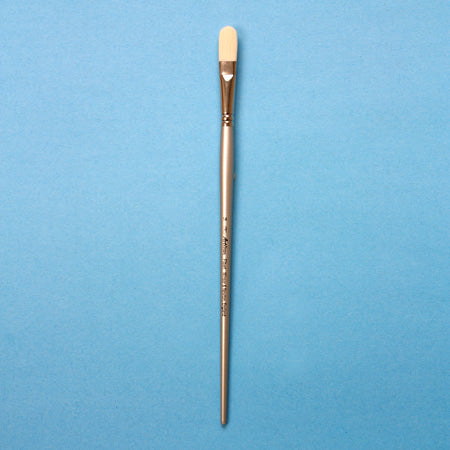 Artisan Water Mixable Oil Color Brush - Filbert Shape for Smooth Blending & Detail Work - Perfect for Canvas, Wood & DIY Art Projects