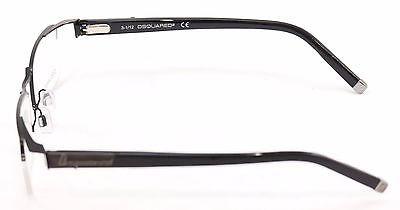 Dsquared2 DQ5069 002 Black Metal Plastic Eyeglasses Frame - High Quality 53mm Lens Width 18mm Bridge 140mm Temple Length | Fashionable Reading Glasses for Men & Women