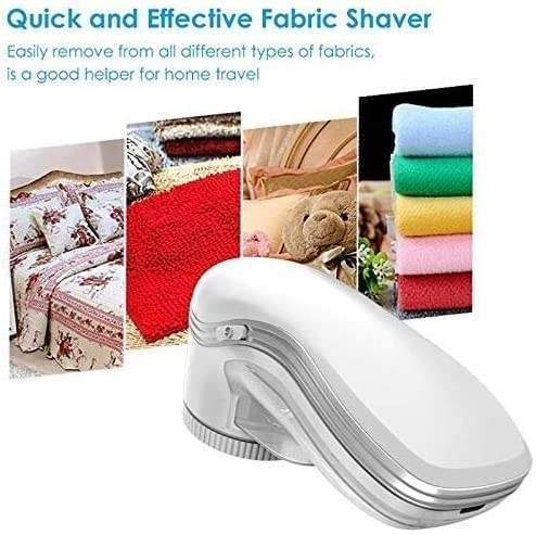 Portable Electric Fabric Shaver & Lint Remover for Clothes - Rechargeable Sweater Defuzzer, Fluff Trimmer, and Hair Ball Remover - Perfect for Sweaters, Coats, and Delicate Fabrics at Home or Travel
