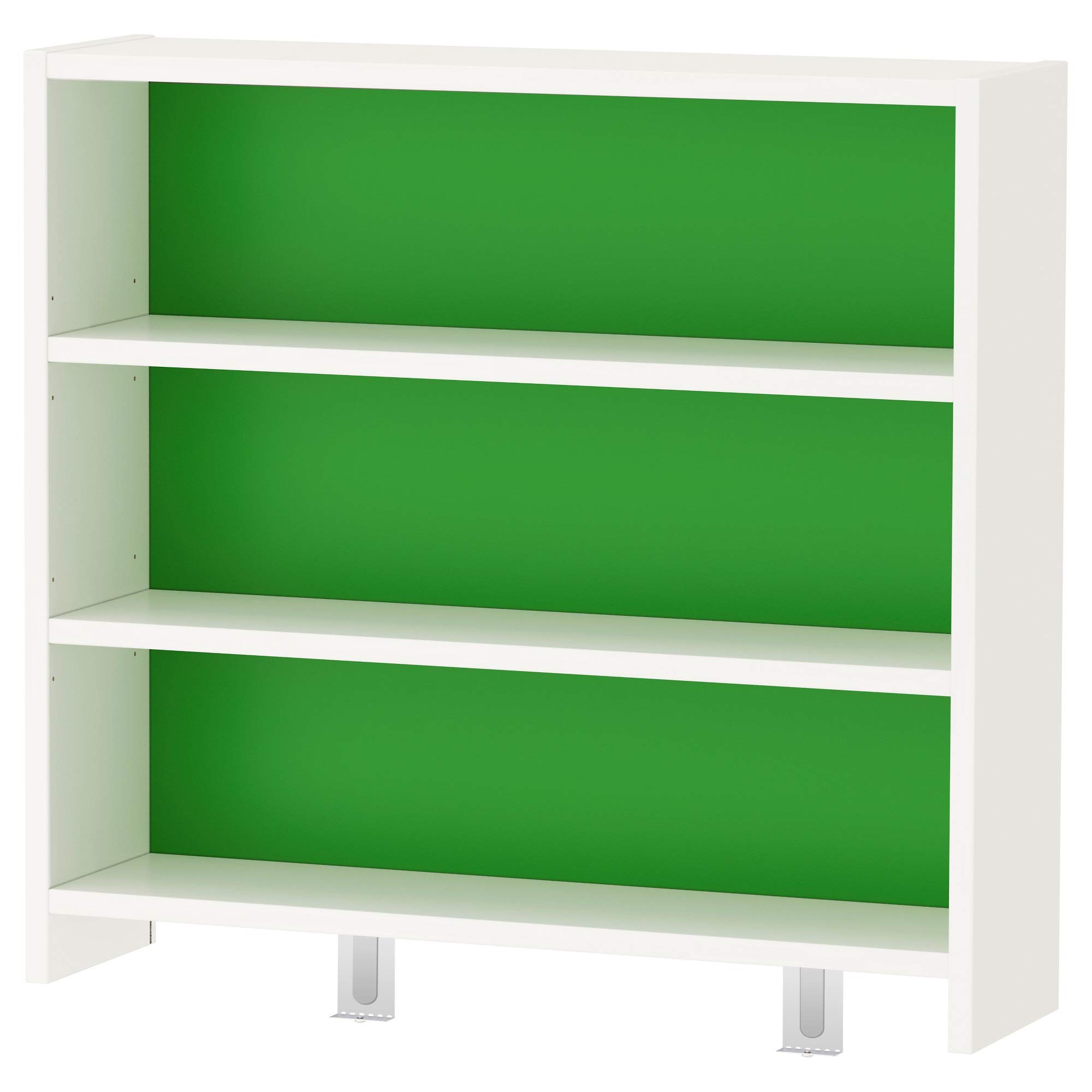 IKEA Påhl Add-On Unit - White & Green Storage Cabinet for Bedroom, Living Room & Office Organization