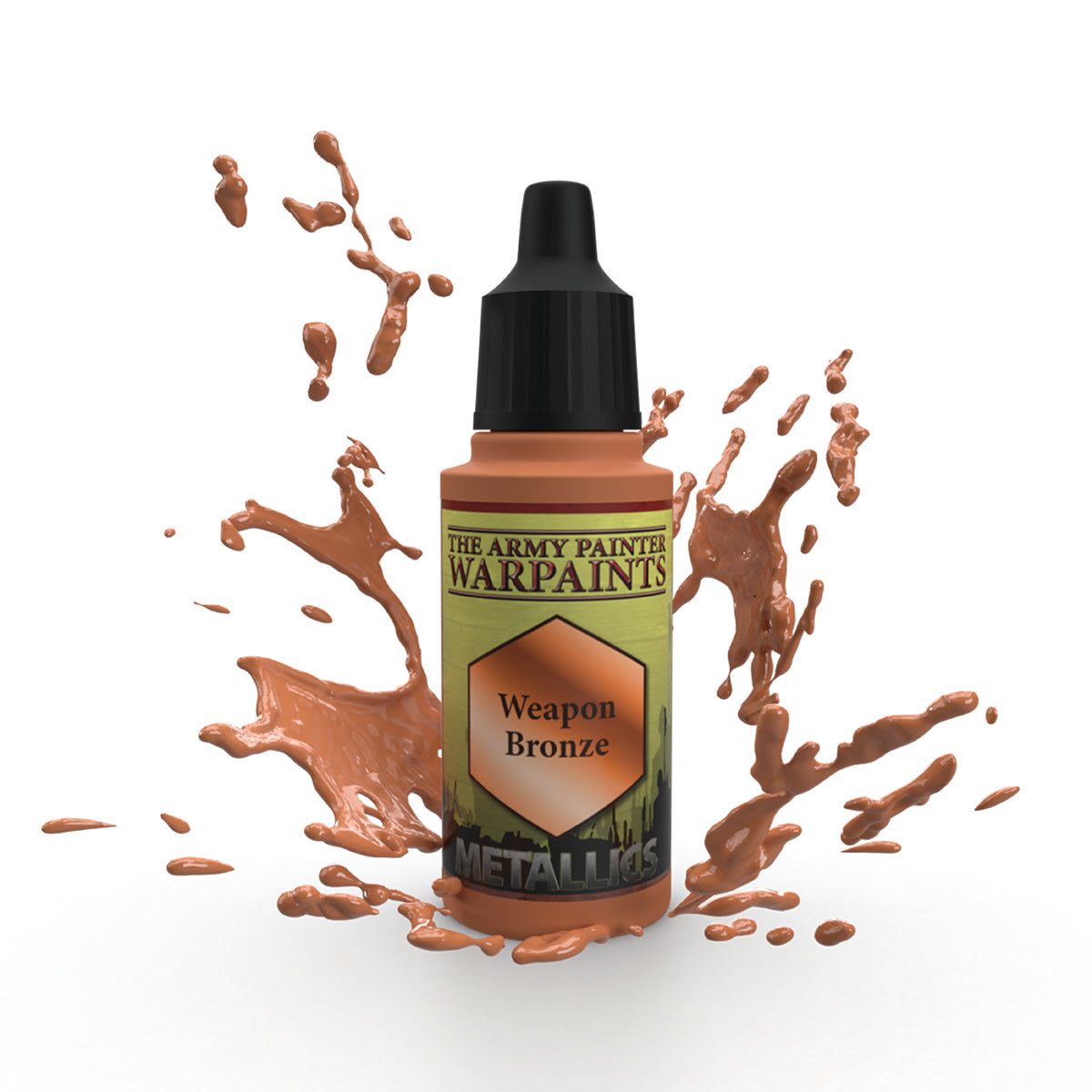 Premium Warpaints Metallics - Weapon Bronze Metallic Paint for Miniatures & Models - Perfect for Warhammer, D&D, and Cosplay Projects