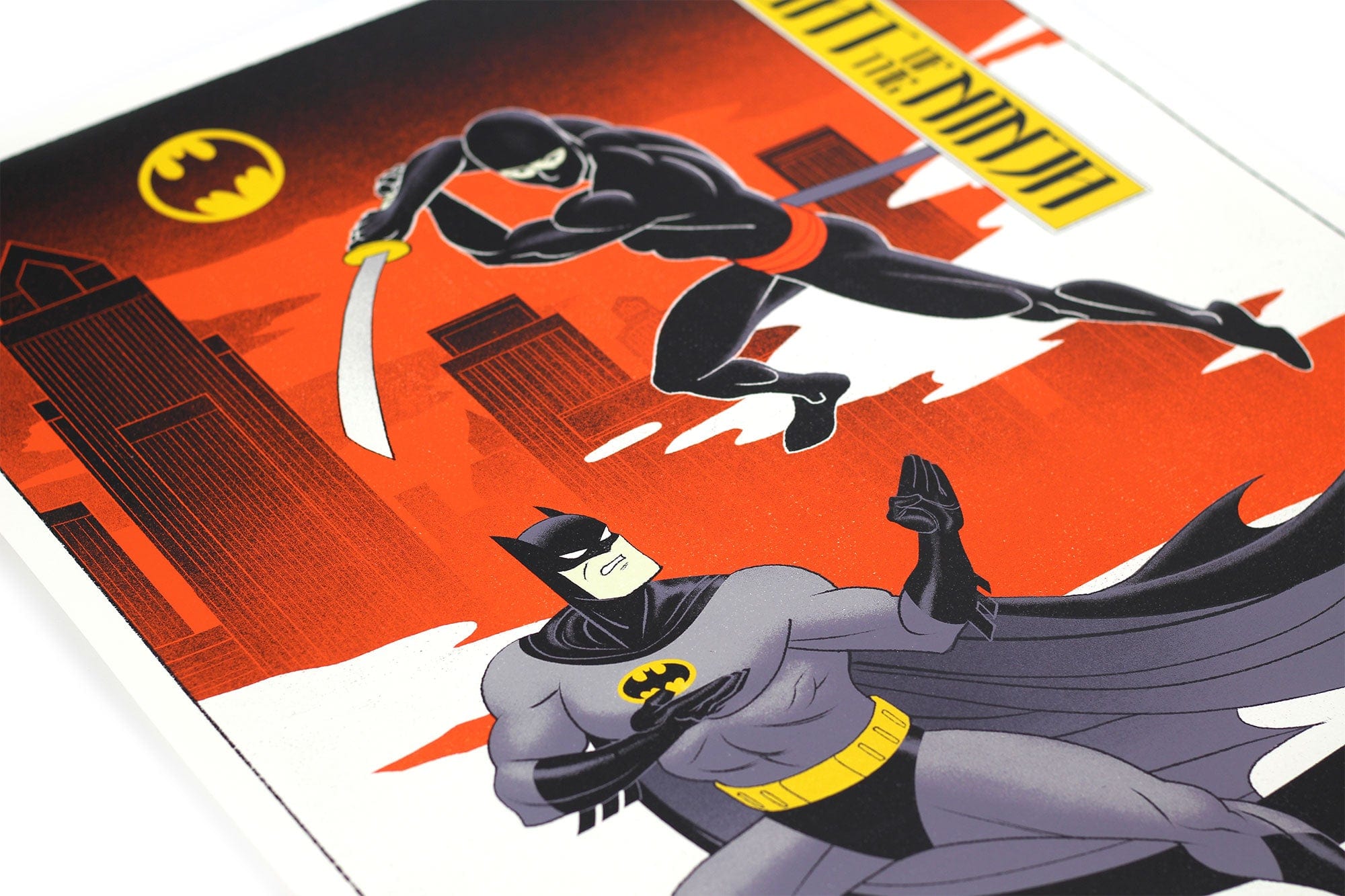 Batman: The Animated Series - Night of the Ninja Limited Edition Screen Printed Poster | DC Comics Collectible Wall Art for Home & Office Decor