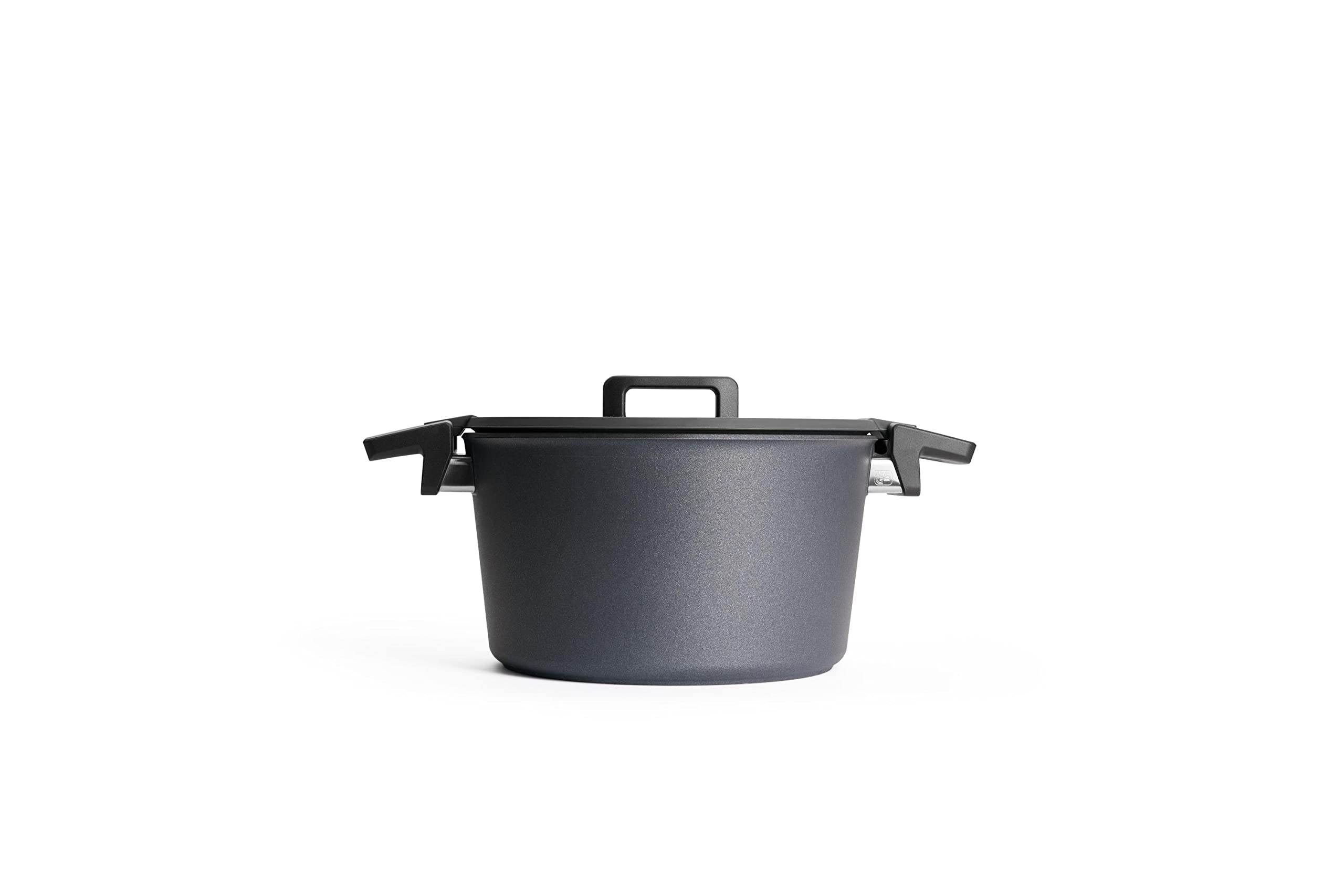 Woll Concept Plus 124CP 5-Liter Cast Aluminum Cooking Pot with Lid - 24cm Diameter, 13.5cm Deep - Ideal for Soups, Stews & Pasta | Durable Kitchen Cookware for Home Chefs