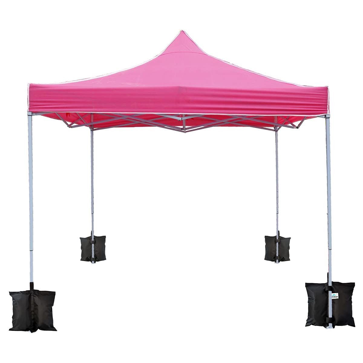 Heavy Duty Sand Bags for Canopy Tent - 4 Pack Black Weights for Outdoor Events, Beach, Camping & Market Stalls | Secure Your Tent in Windy Conditions
