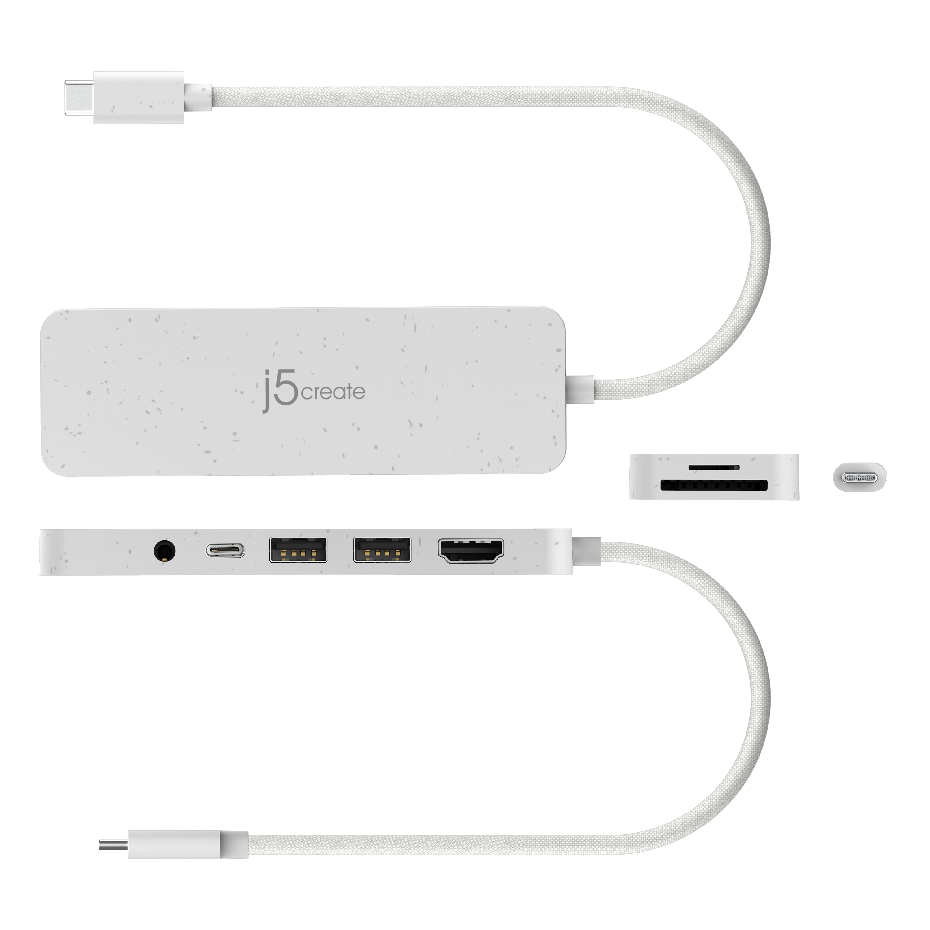 USB C Multi Port Hub with Power Delivery - 7-in-1 USB C Hub Adapter with 4K HDMI, 100W PD Charging, USB 3.0 Ports - Perfect for MacBook Pro/Air, iPad Pro, Dell XPS, and More Laptops - Ideal for Home Office, Travel, and Remote Work