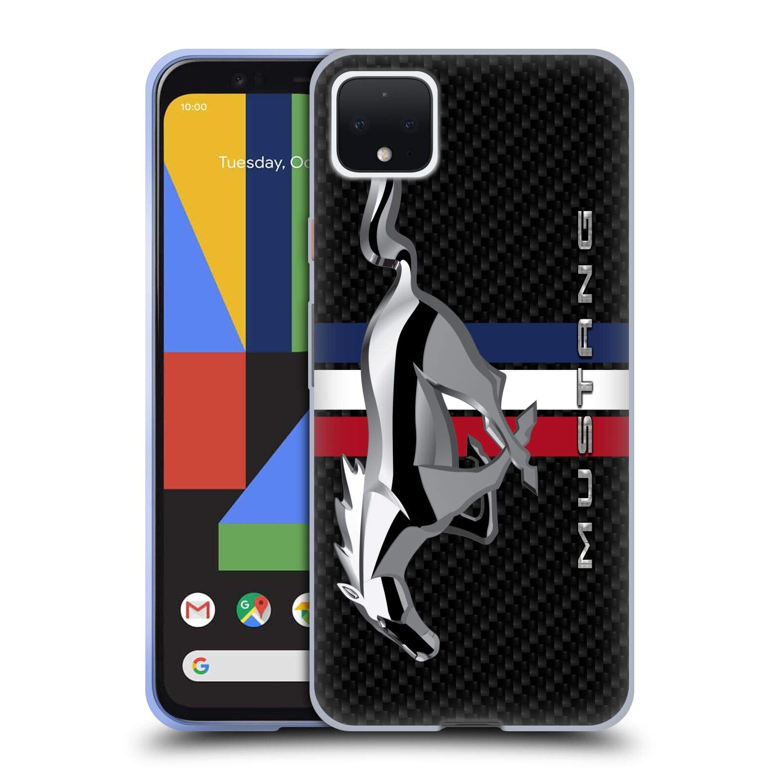 Ford Mustang Soft Gel Case for Google Pixel 4 XL - Officially Licensed Car Phone Cover