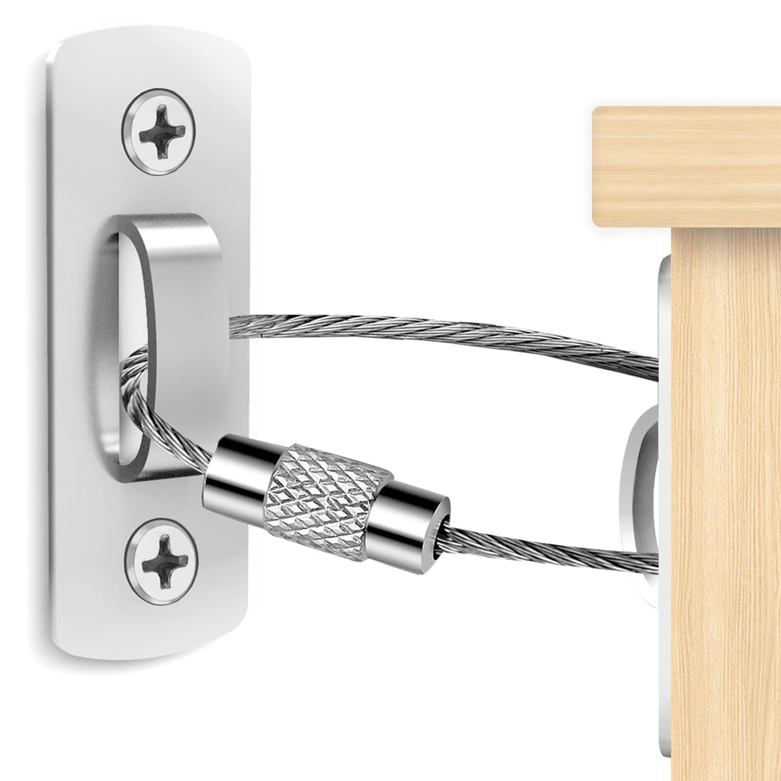 2025 Upgraded Baby Proofing Furniture Anchors (6 Pack) - Heavy Duty 400lb Anti-Tip Straps for Child Safety, Earthquake & Furniture Securing - Perfect for Nursery, Dressers, Bookcases & TV Stands