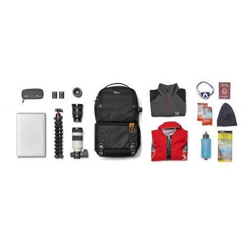 Lowepro Fastpack BP 250 AW III Camera Backpack for DSLR & Mirrorless - Waterproof Travel Photography Bag with All-Weather Cover (Black) - Perfect for Outdoor Adventures, Hiking & Air Travel