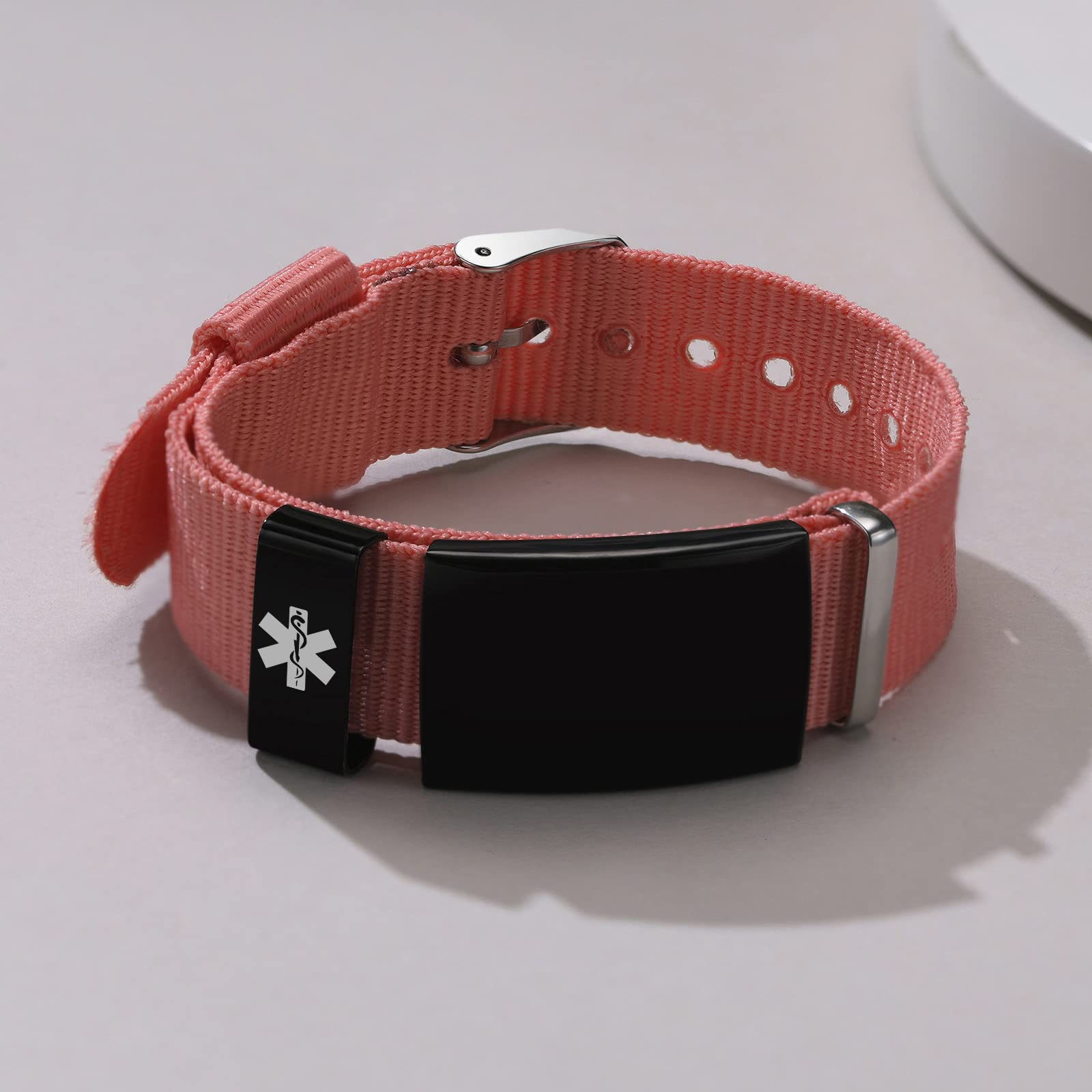 VNOX Medical Alert Bracelet for Men & Women - Custom Engraved Stainless Steel Sport Medical ID Bracelet - Perfect for Emergency Health Conditions, Allergies & Daily Wear