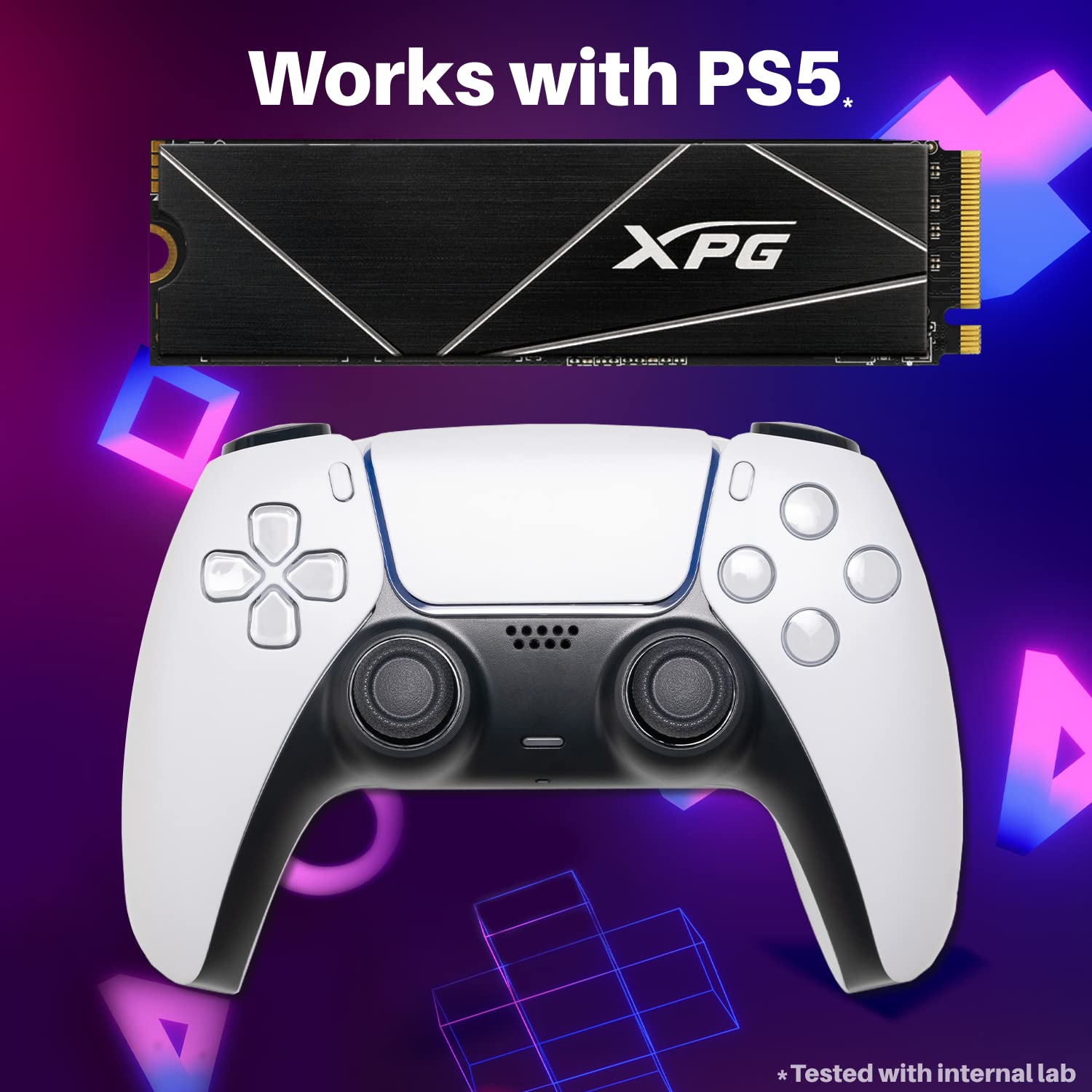 XPG 4TB GAMMIX S70 Blade PCIe Gen4 NVMe M.2 2280 Internal SSD - Up to 7400MB/s Read Speed for Gaming PC, PS5, Laptop - High Performance Storage for 4K Video Editing & Game Loading (AGAMMIXS70B-4T-CS)