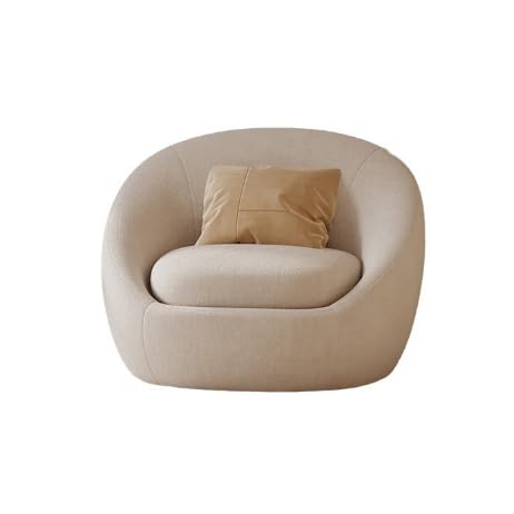 Modern Velvet Single Sofa Side Chair - Wingback Armless Barrel Chair for Living Room, Bedroom, Office - Comfy Floor Sofa for Reading Spaces & Relaxation (Grey) - Perfect for Small Spaces, Home Decor & Cozy Corners