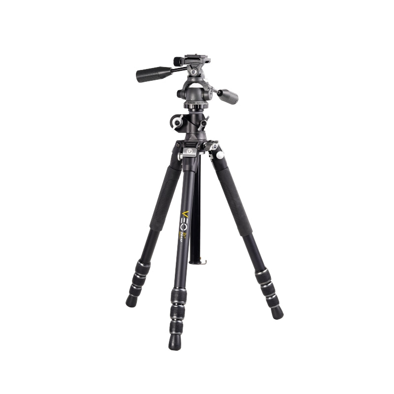 VEO 3T+ 264AP Lightweight Aluminum Travel Tripod for DSLR Cameras - Perfect for Photography, Hiking & Outdoor Adventures