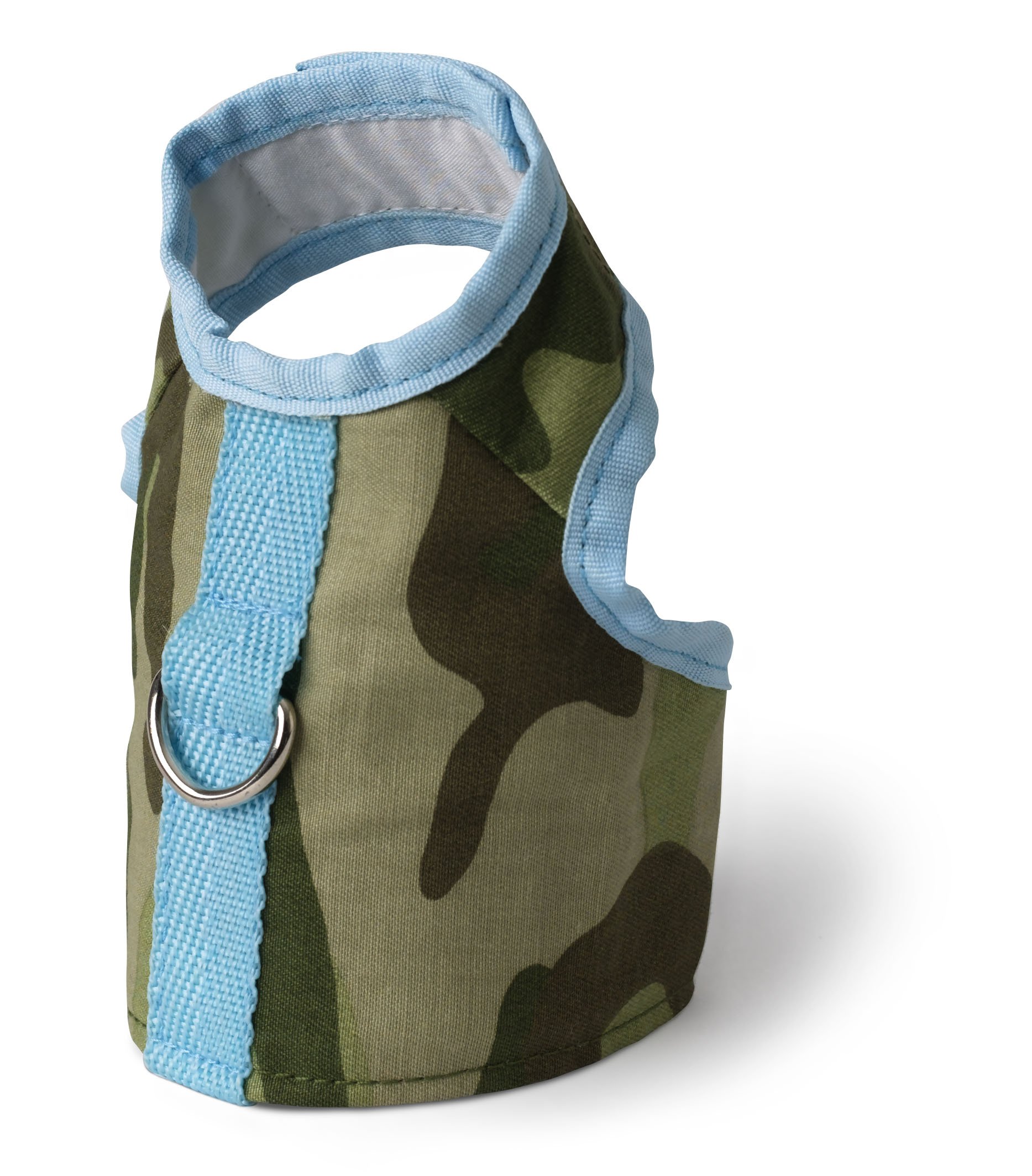 Doggles Vest Dog Harness - Adjustable Camouflage Green Pet Harness for Small Dogs - Perfect for Hiking, Walking & Outdoor Adventures