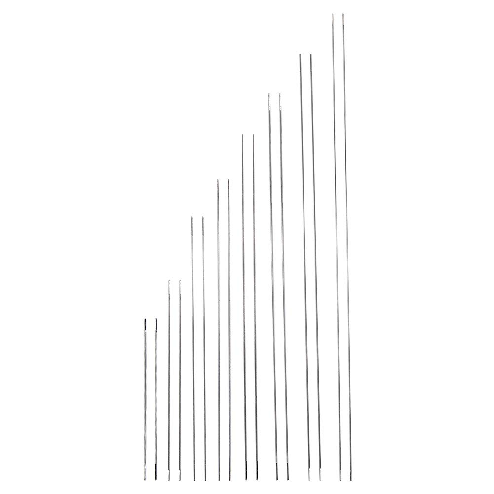 16Pcs Long Straight Beading Needles with Storage Tube - Thin Embroidery Needles & Threaders for Jewelry Making, Bracelets, DIY Crafts | Perfect for Beading, Sewing, and Handmade Accessories