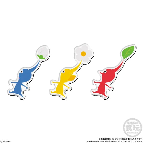 Bandai Shokugan Chara Magnet Pikmin Boxed Set - 14 Collectible Trading Figures for Anime Fans & Nintendo Lovers | Perfect for Display, Gifts & Pikmin Collections