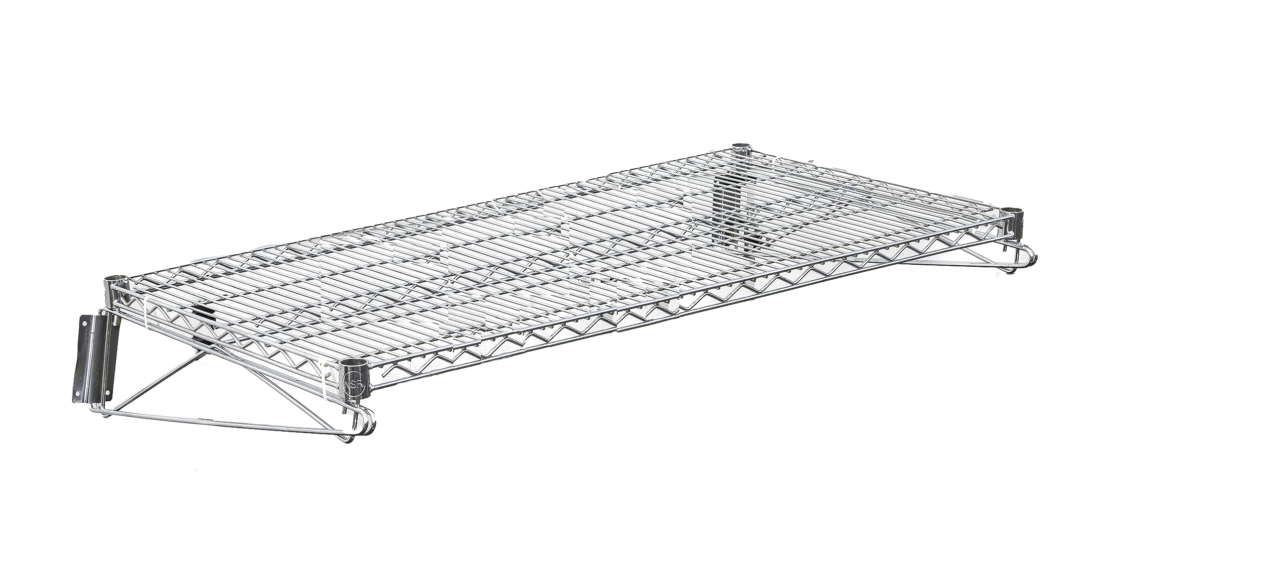 Heavy Duty Chrome Wire Storage Wall Shelf - 21