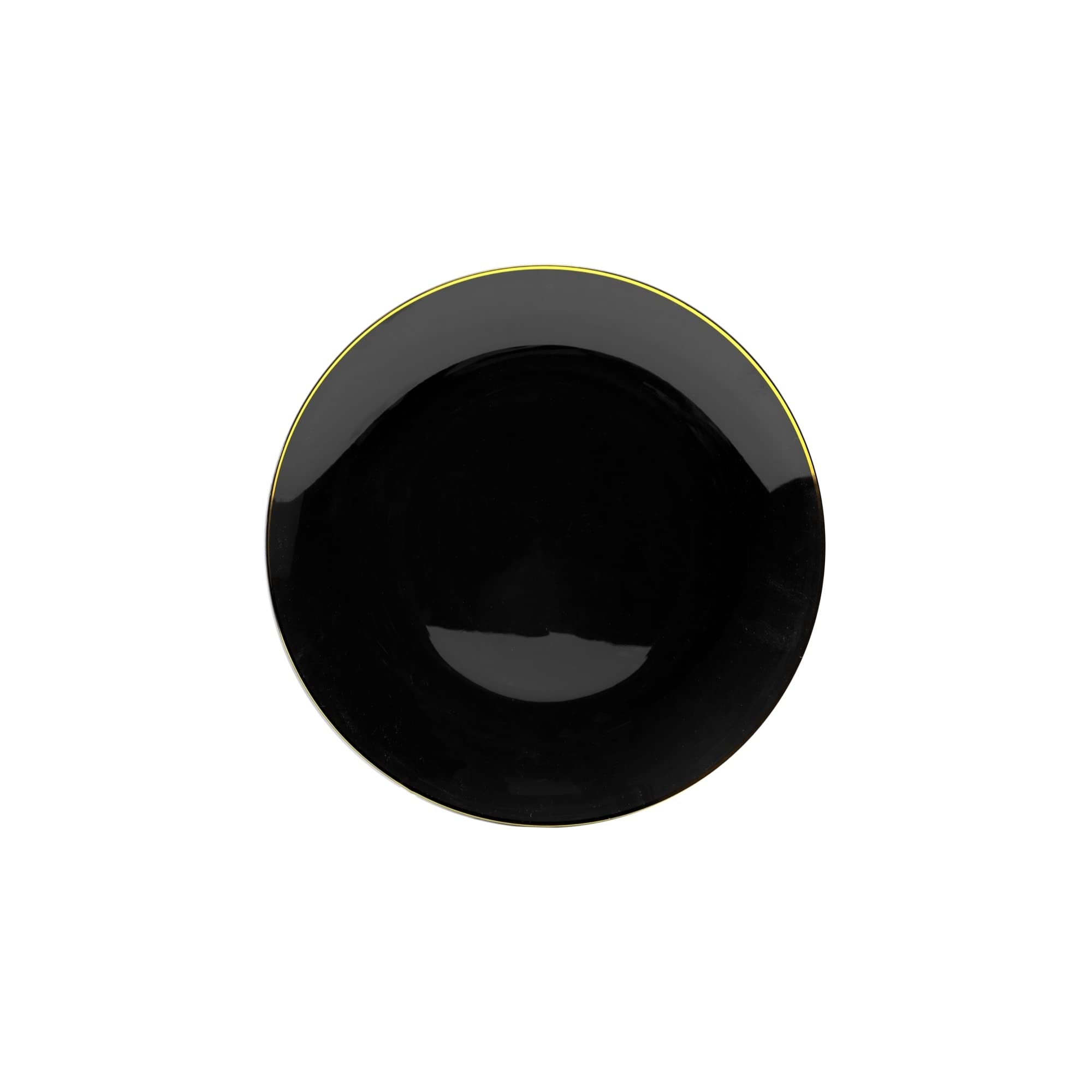 Trendables 200-Count Disposable Black Plastic Plate Set with Cutlery - Includes 40 Plates, Forks, Spoons & Knives - Perfect for Parties, Picnics, BBQs & Catering Events