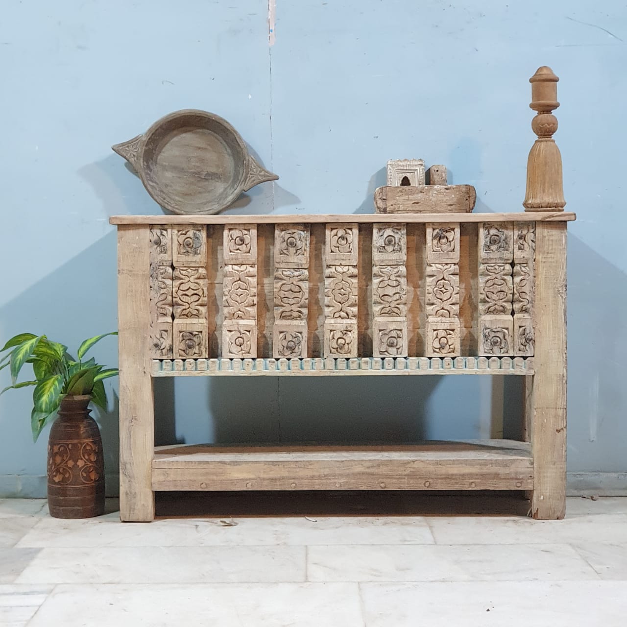 Handmade Solid Hardwood Console Table - 55