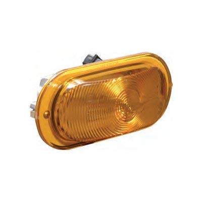 Betts 730017 Turn Signal Marker Amber Oval Reflector 12 Inch Plug - (Pack of 1) for Trucks, Trailers & RVs - Durable Waterproof Marker Light for Road Safety