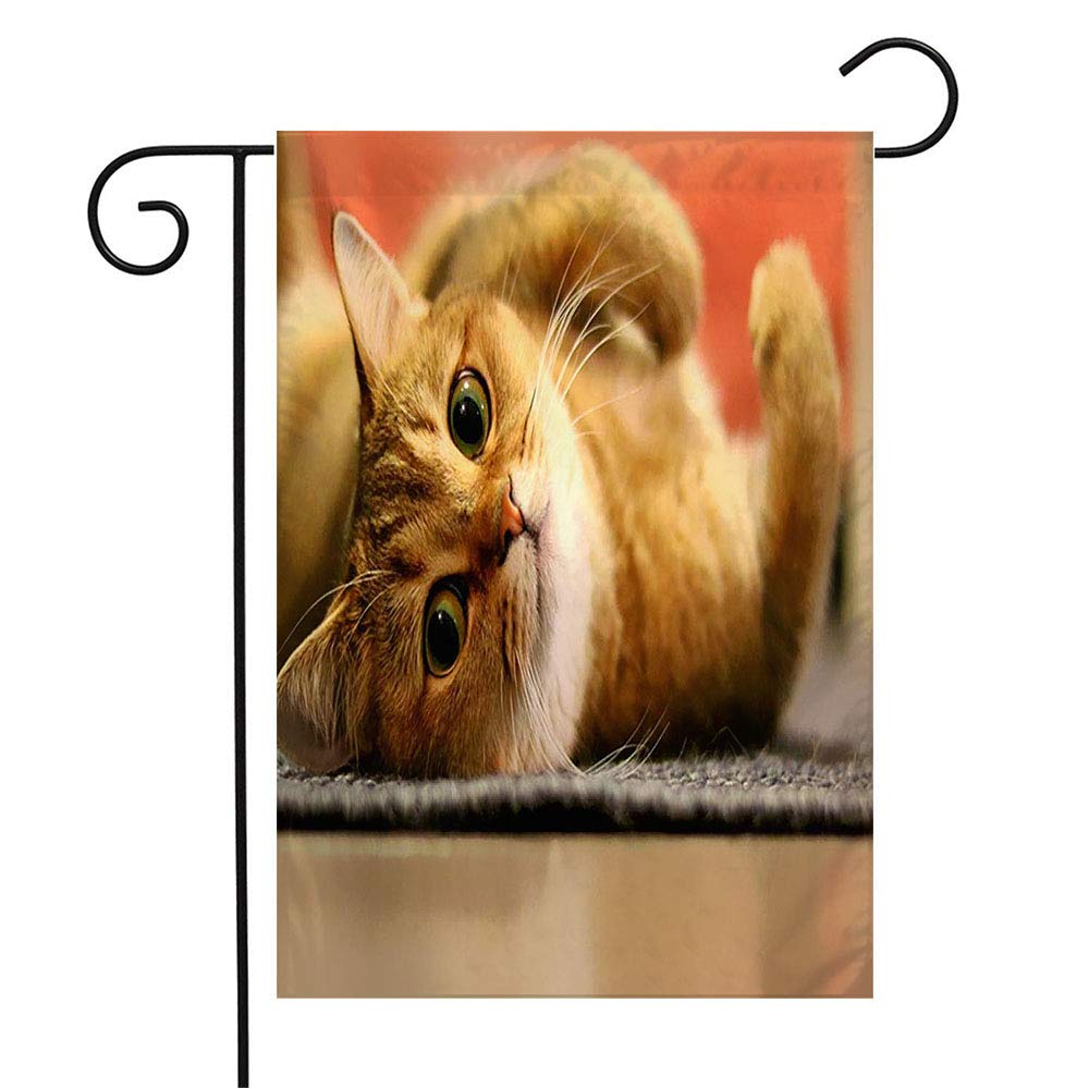 Relaxing Wildlife Garden Flag - 12x18 Inch Seasonal Outdoor Decor for Patio, Lawn & Home - Perfect Gift for Nature Lovers & Animal Enthusiasts (Ideal for Spring/Summer Garden Parties & Backyard Decorations)