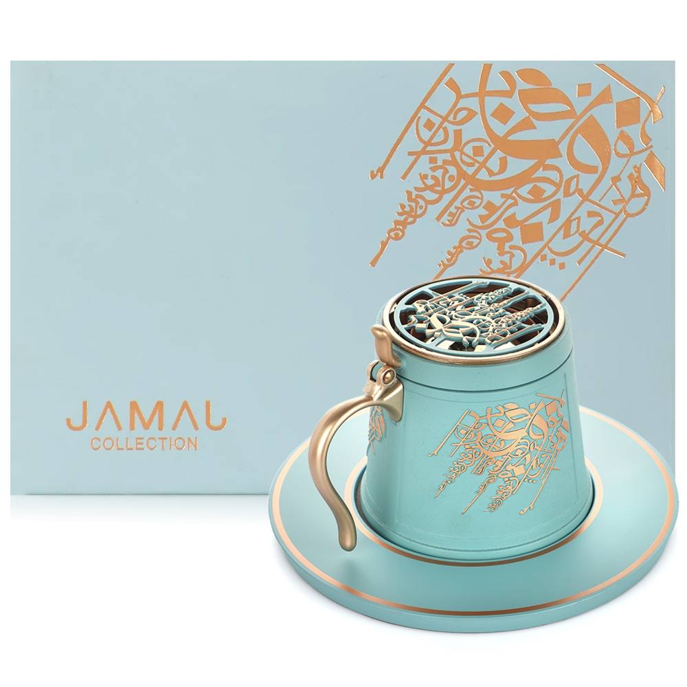 Tiffany Blue Ceramic Mug-Shaped Candle Warmer - Perfect for Home Decor, Gifts, and Aromatherapy