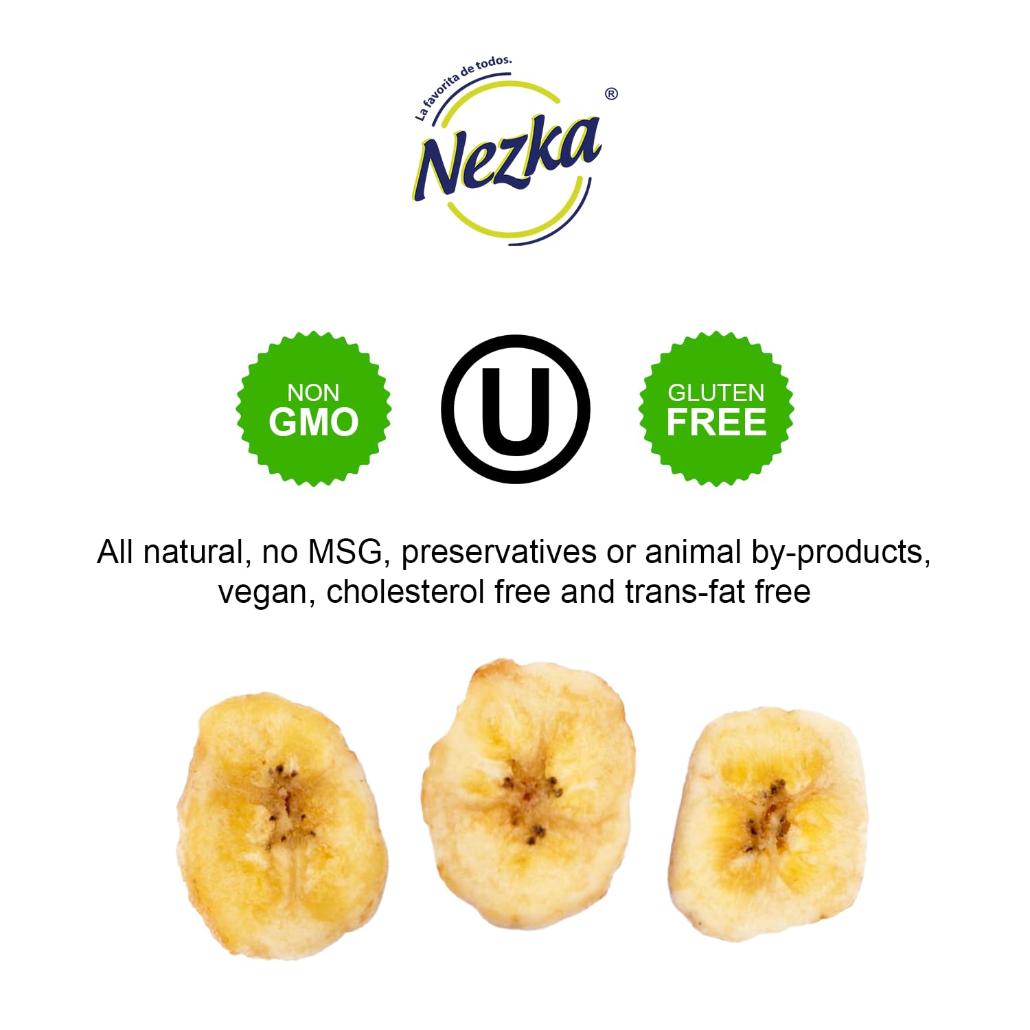 Nezka Lightly Salted Plantain Chips - Gluten Free, Vegan, Non-GMO Healthy Snacks - Crunchy Plantain Slices - 28 Oz Bag - Perfect for Parties, School Lunches & On-the-Go Snacking