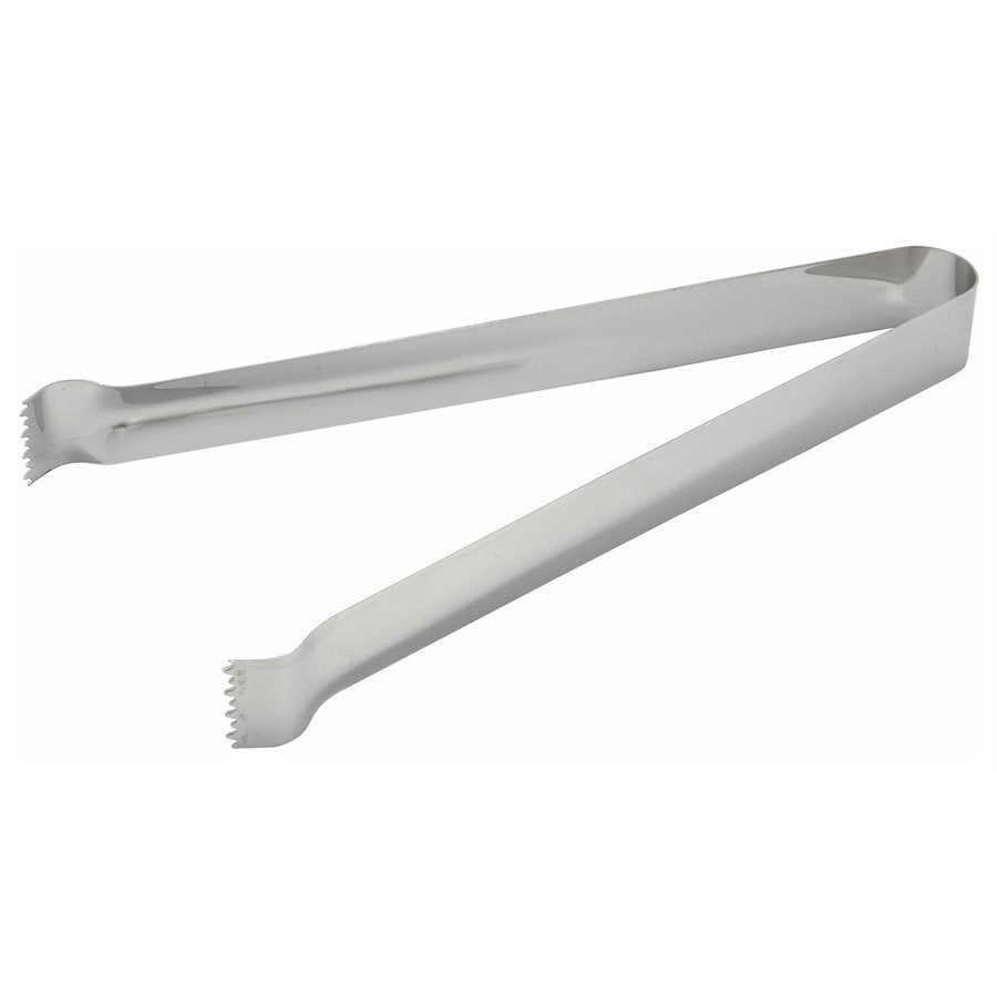 Winco 9-Inch Stainless Steel Pom Tongs PT 9 - Perfect for Serving Salads, Pasta, and BBQ at Parties & Restaurants