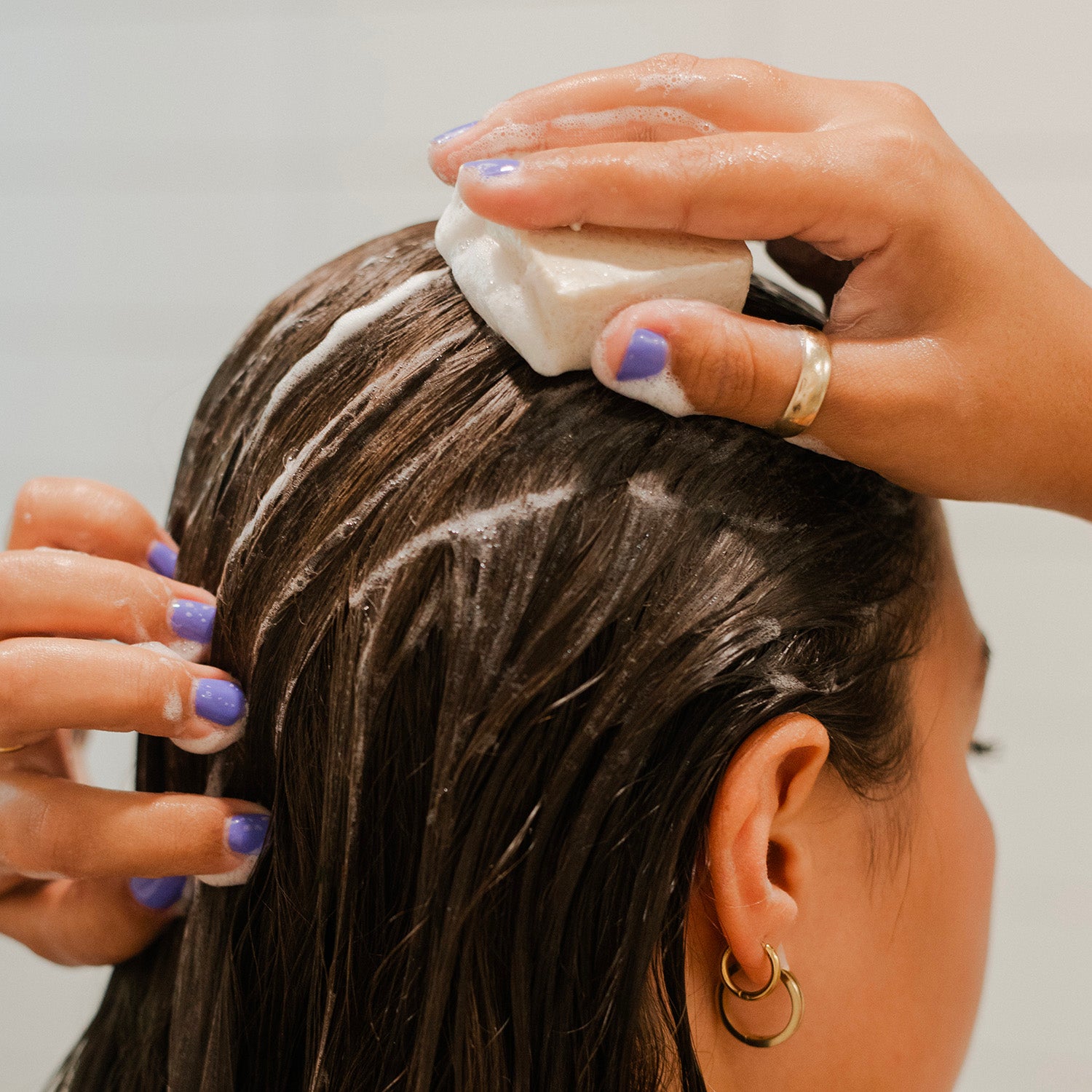 Natural Shampoo Bar for Normal & Oily Hair - Vegan, Sulfate-Free Hair Care for Daily Use at Home & Travel