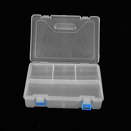 Clear Plastic Pencil Case with Lid - School & Office Stationery Organizer for Pens, Pencils, Erasers - Durable Student Pencil Box for Classroom, Home, Work & Travel Use