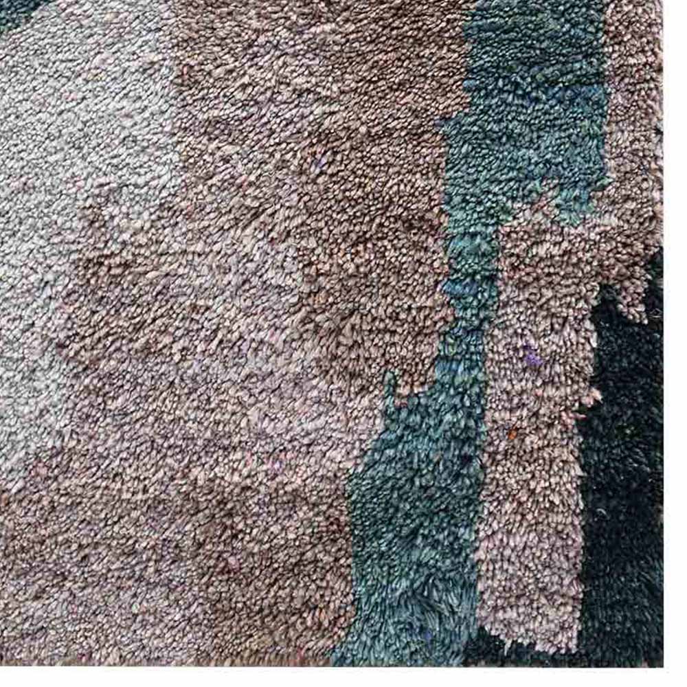 Handmade Galaxy Themed Hand Knotted Rug - Premium Wool Area Rug for Living Room, Bedroom, or Nursery - Boho Chic Home Decor & Cozy Floor Covering