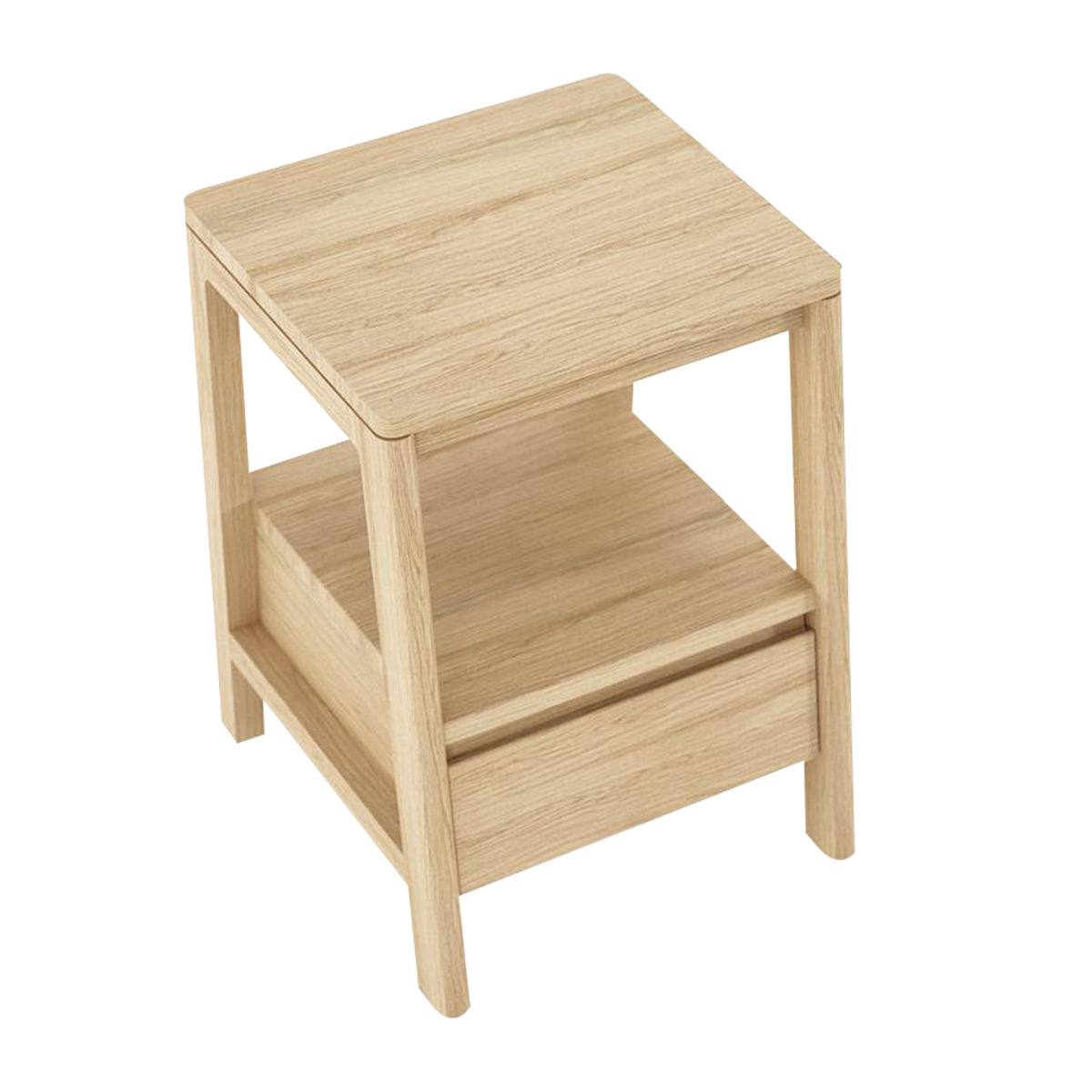 Circa Side Table with 1 Drawer - Modern Nightstand for Bedroom, Living Room, or Office - Small End Table with Storage for Home Decor