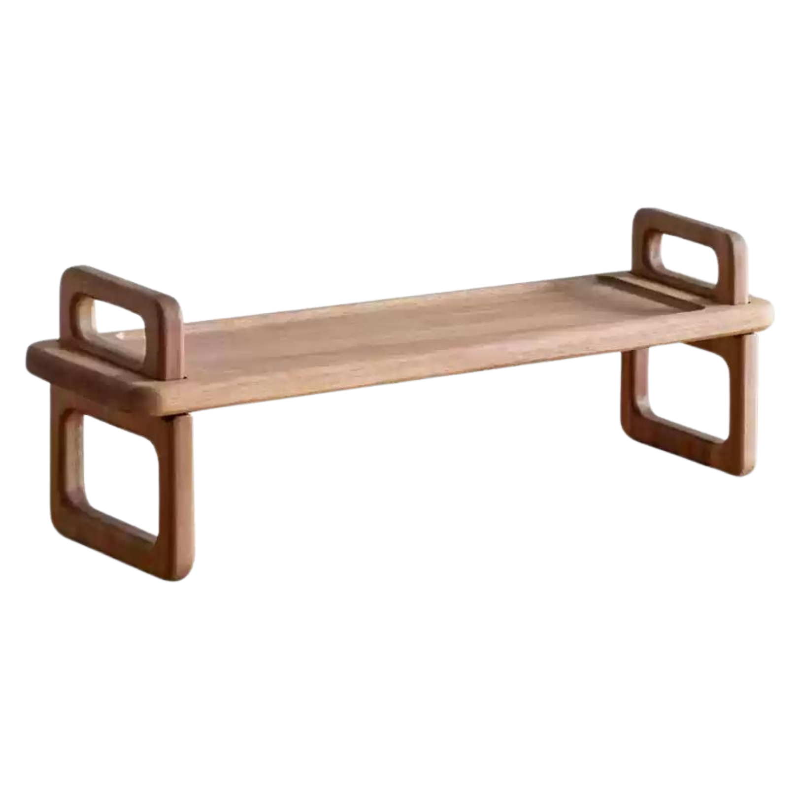 19.5x6x6 inch / 50x16x16cm / brown color / Acacia Desktop Storage Rack