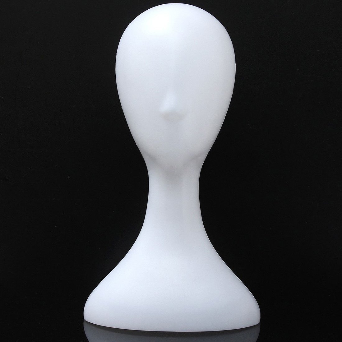 High-Quality White Plastic Female Cosplay Wig for Lady - Perfect for Anime, Halloween, and Costume Parties