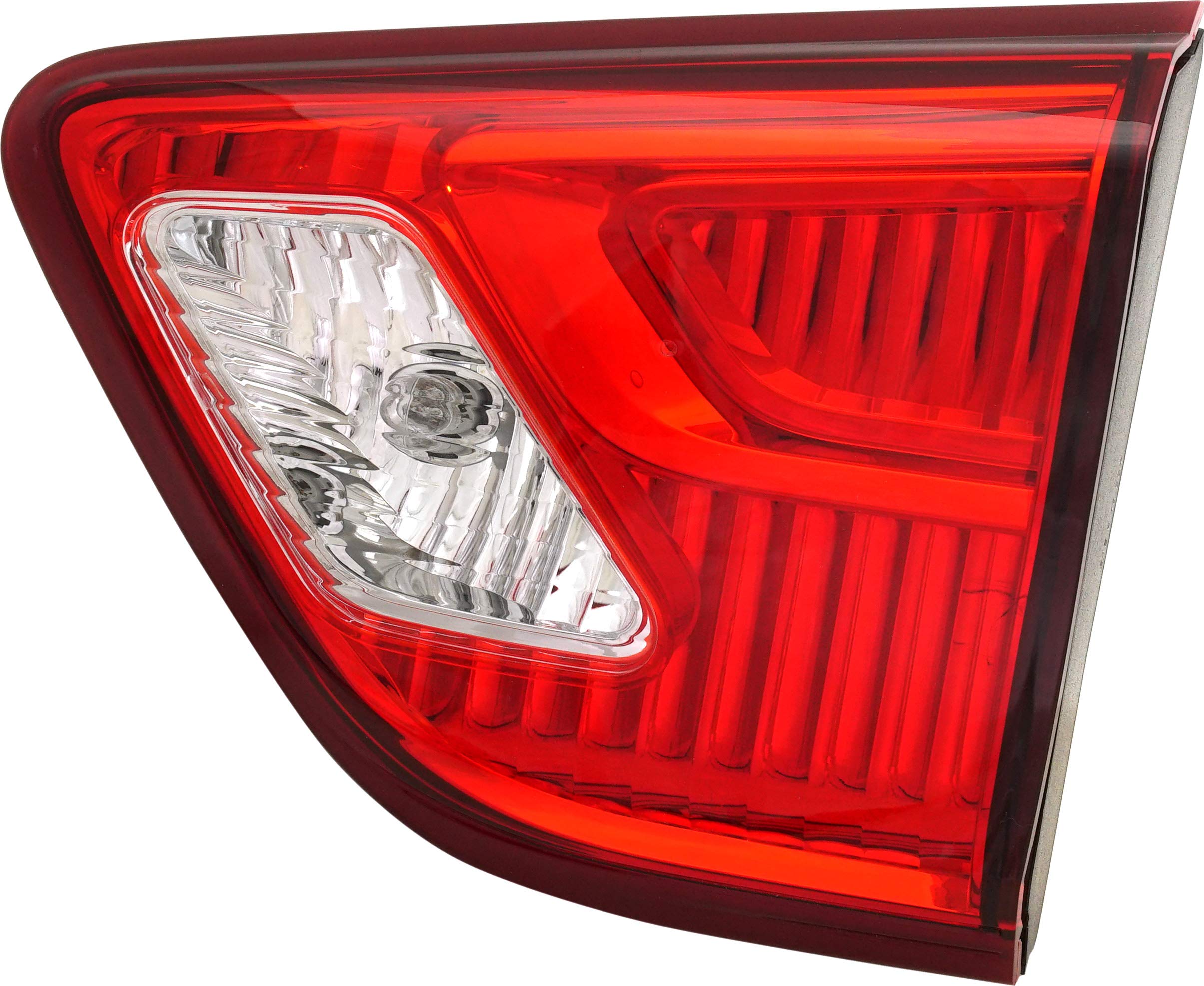 Evan Fischer Passenger Side Inner Tail Light Assembly for 2017-2019 Nissan Pathfinder - Clear & Red Lens Replacement - Perfect for Night Driving and Enhanced Vehicle Safety