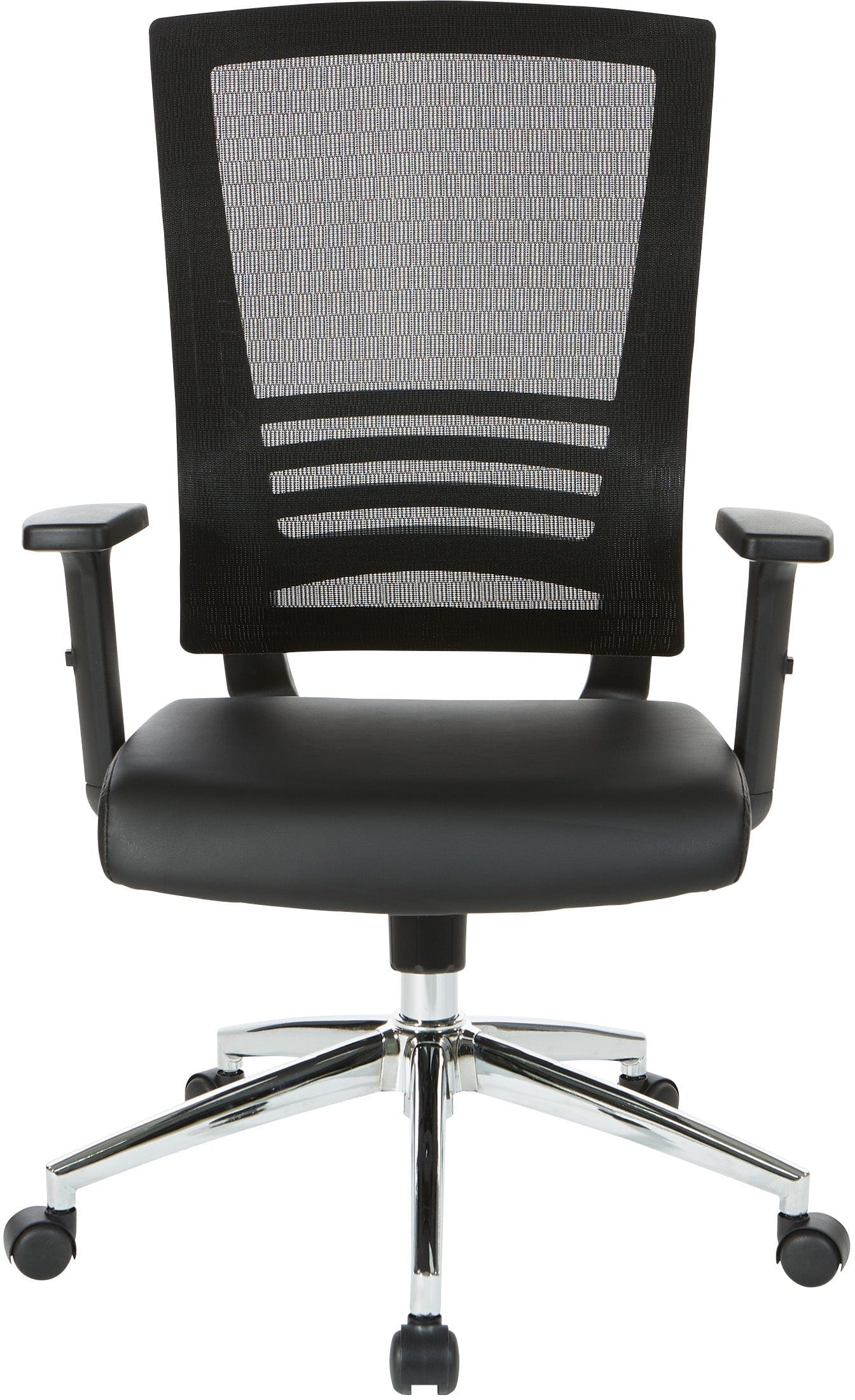 Office Star Black Frame Mesh Back Office Chair [EM60930C] - Ergonomic Desk Chair for Home & Office Workspace