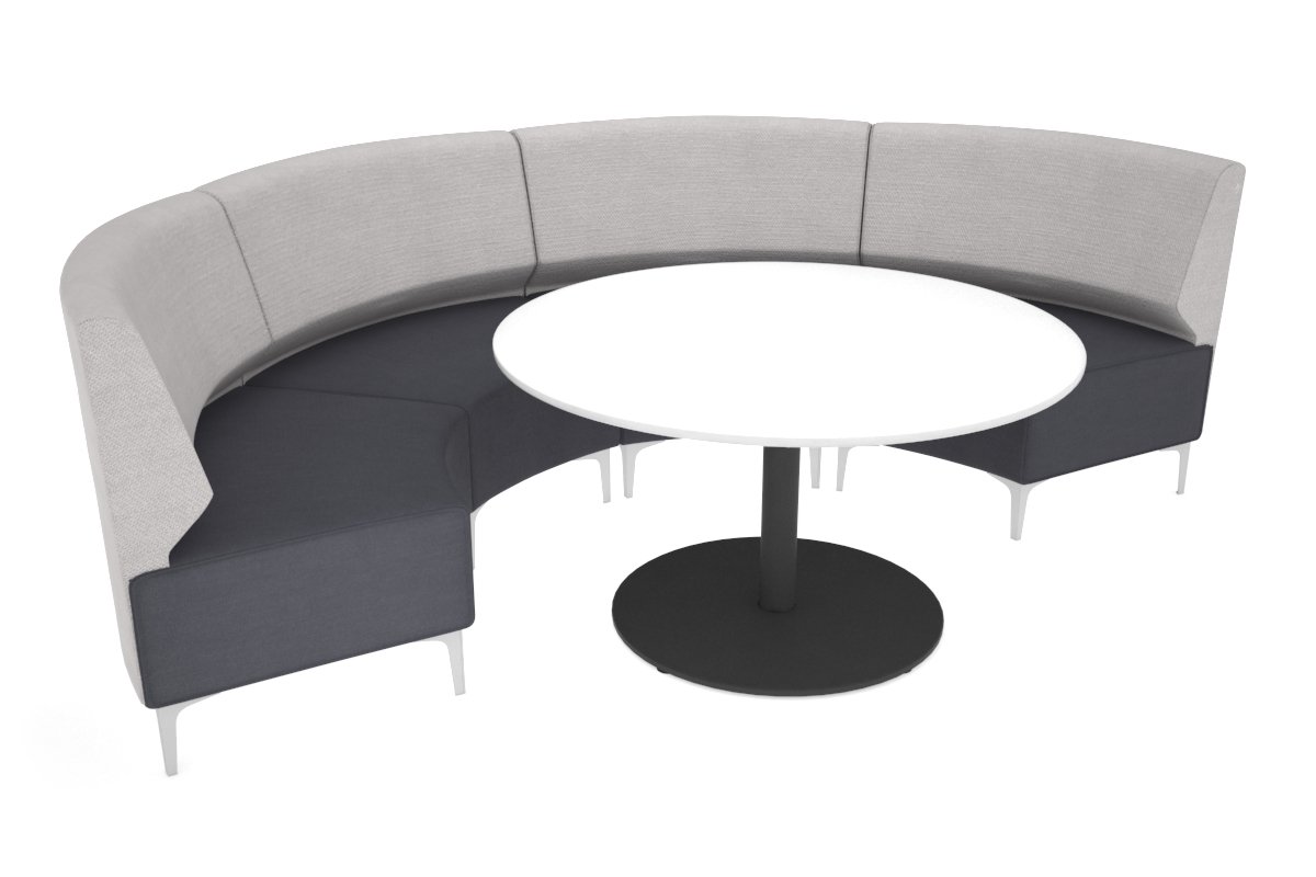 Mondo Half Circle Lounge Chair - Modern Accent Chair for Living Room, Bedroom, or Office - Perfect for Relaxing, Reading, and Lounging