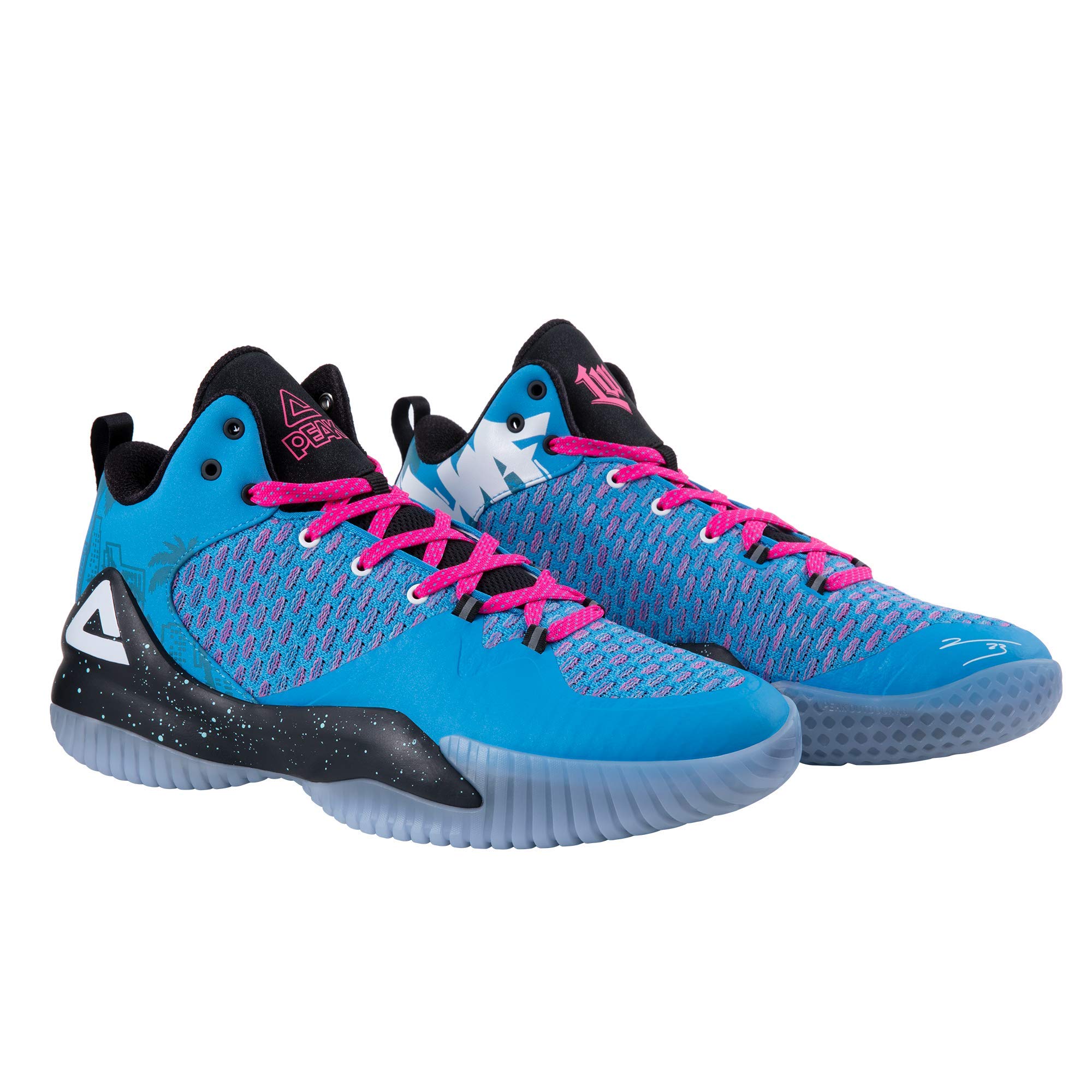 PEAK High Top Men's Basketball Shoes - Breathable Streetball Sneakers for Outdoor & Fitness with Cushioning Support | Perfect for Court Play, Training & Casual Wear