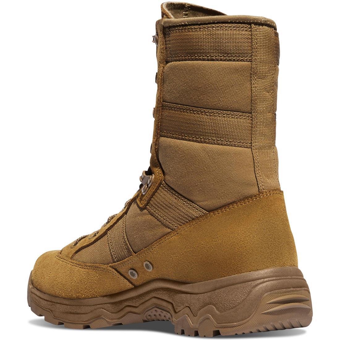 Reckoning 8 Hot Nano Toe Work Boots for Men - Coyote Brown Safety Shoes - Durable & Comfortable for Construction, Warehouse & Outdoor Work