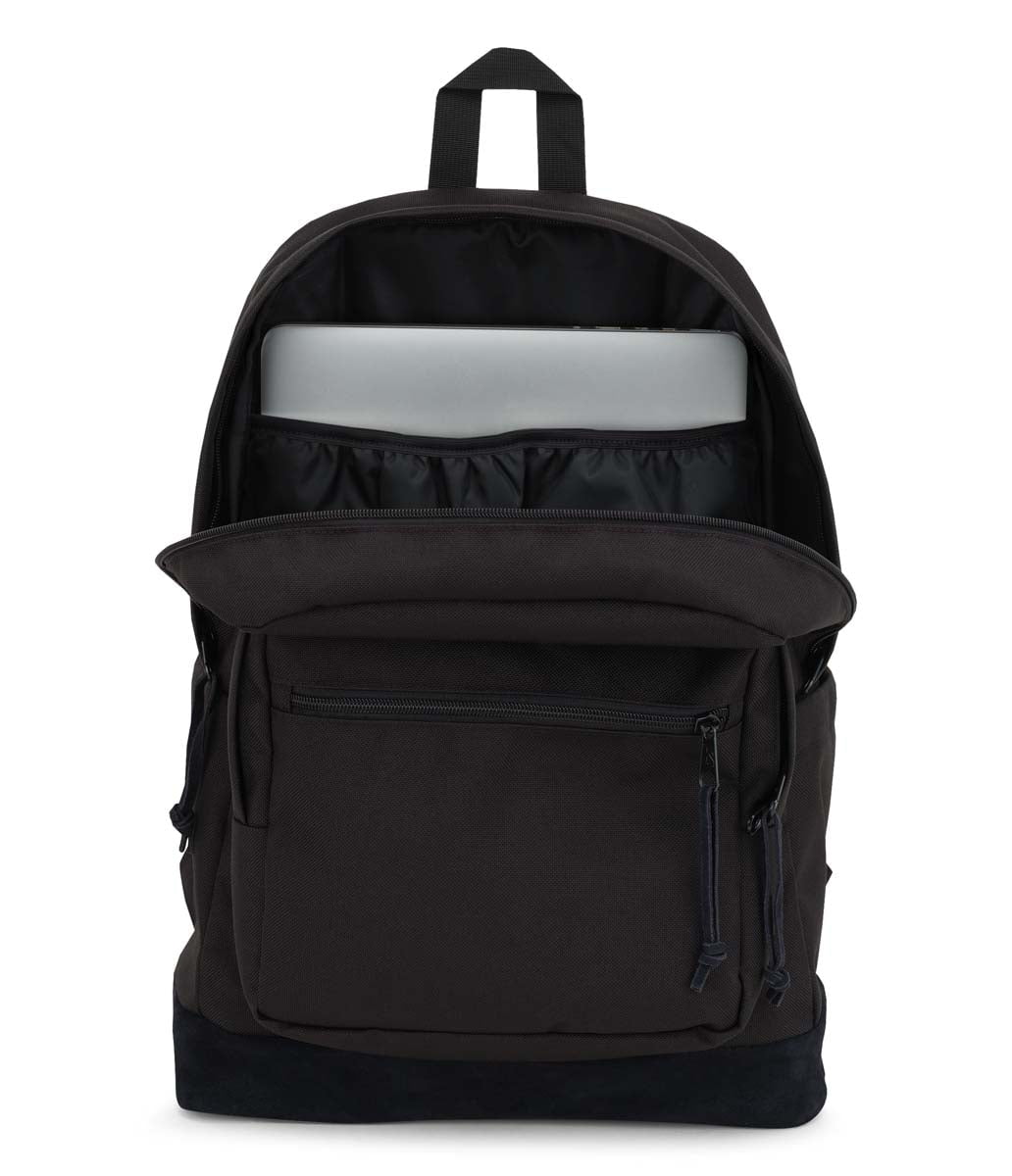 JanSport Right Pack Backpack - Monochrome Black | Durable School & Travel Backpack for Students & Professionals | Perfect for College, Work & Outdoor Adventures