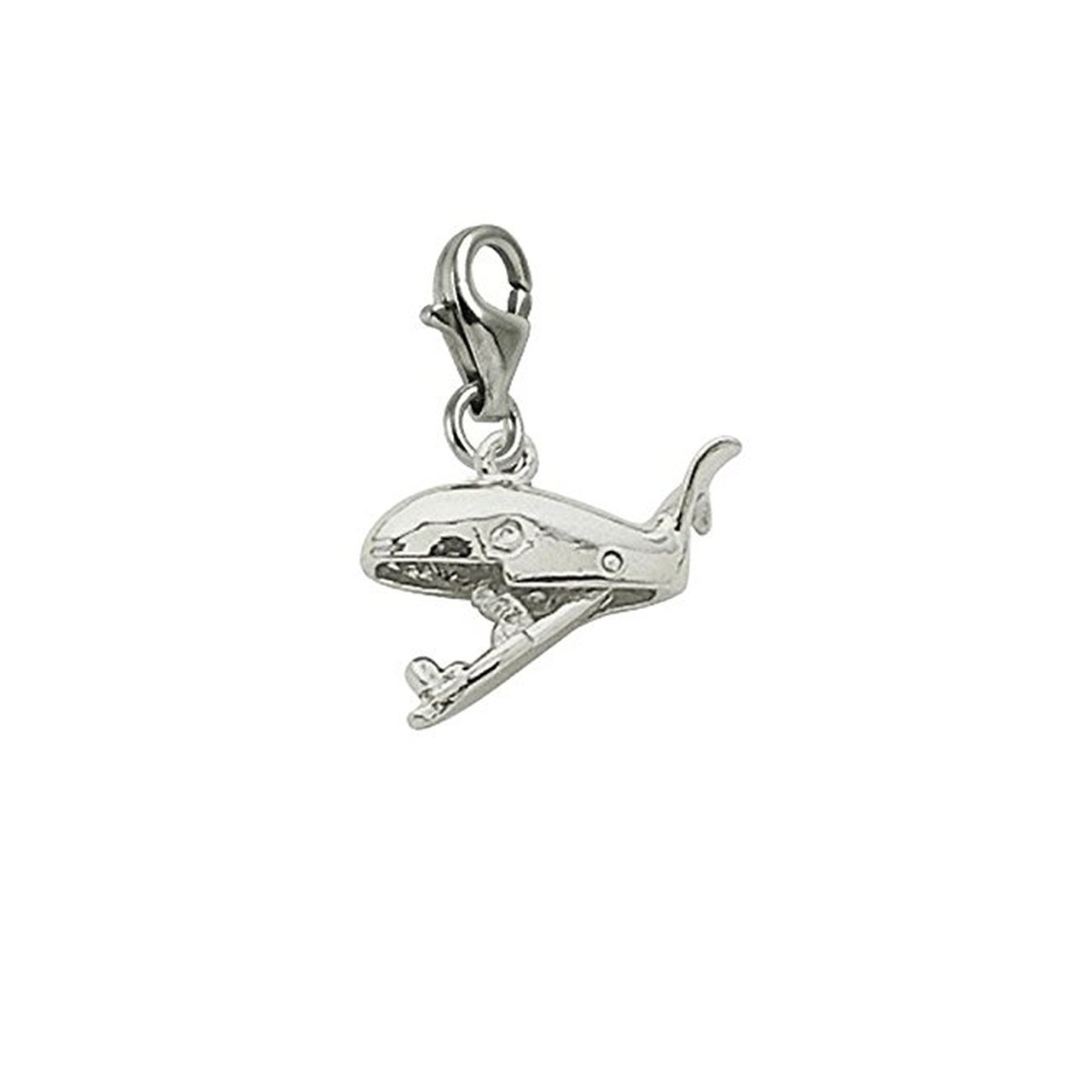 Jonah and Whale Pendant Charm with Lobster Claw Clasp - Religious Jewelry for Bracelets & Necklaces - Perfect for Christian Gifts, Bible Study Accessories, and Faith-Based Jewelry Collections