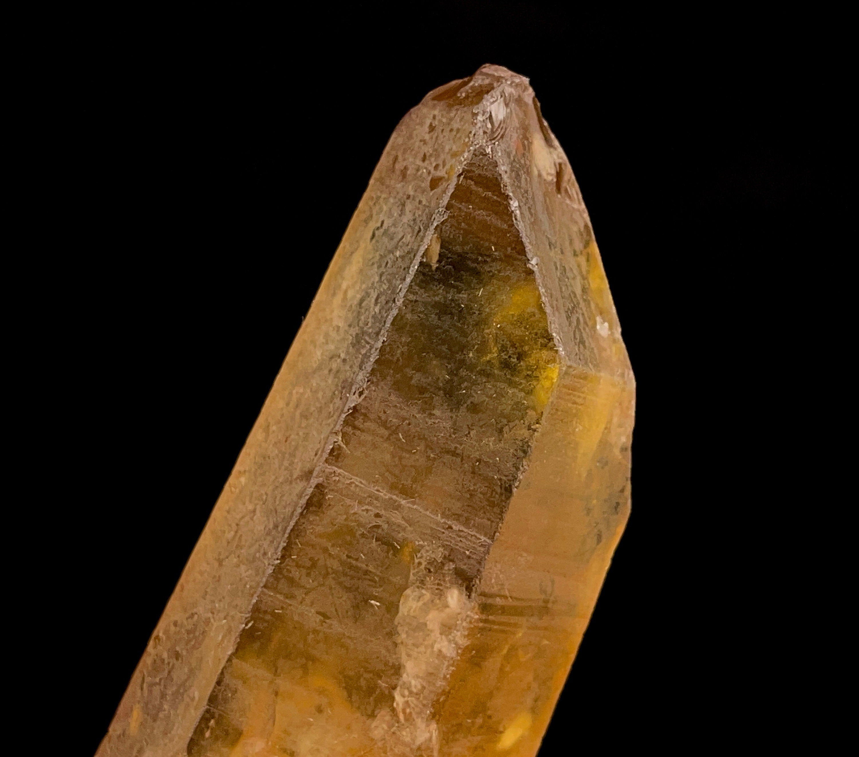 Natural Citrine Raw Crystal Point - November Birthstone, Healing Stone, Home Decor & Spiritual Gift for Meditation, Yoga & Positive Energy
