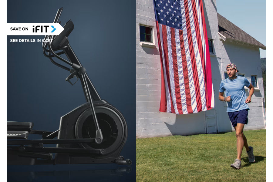 NordicTrack AirGlide 14i Elliptical Machine - Low Impact Cardio Workout Equipment for Home Gym | Perfect for Small Spaces & Full-Body Training | Summer Sale Discount